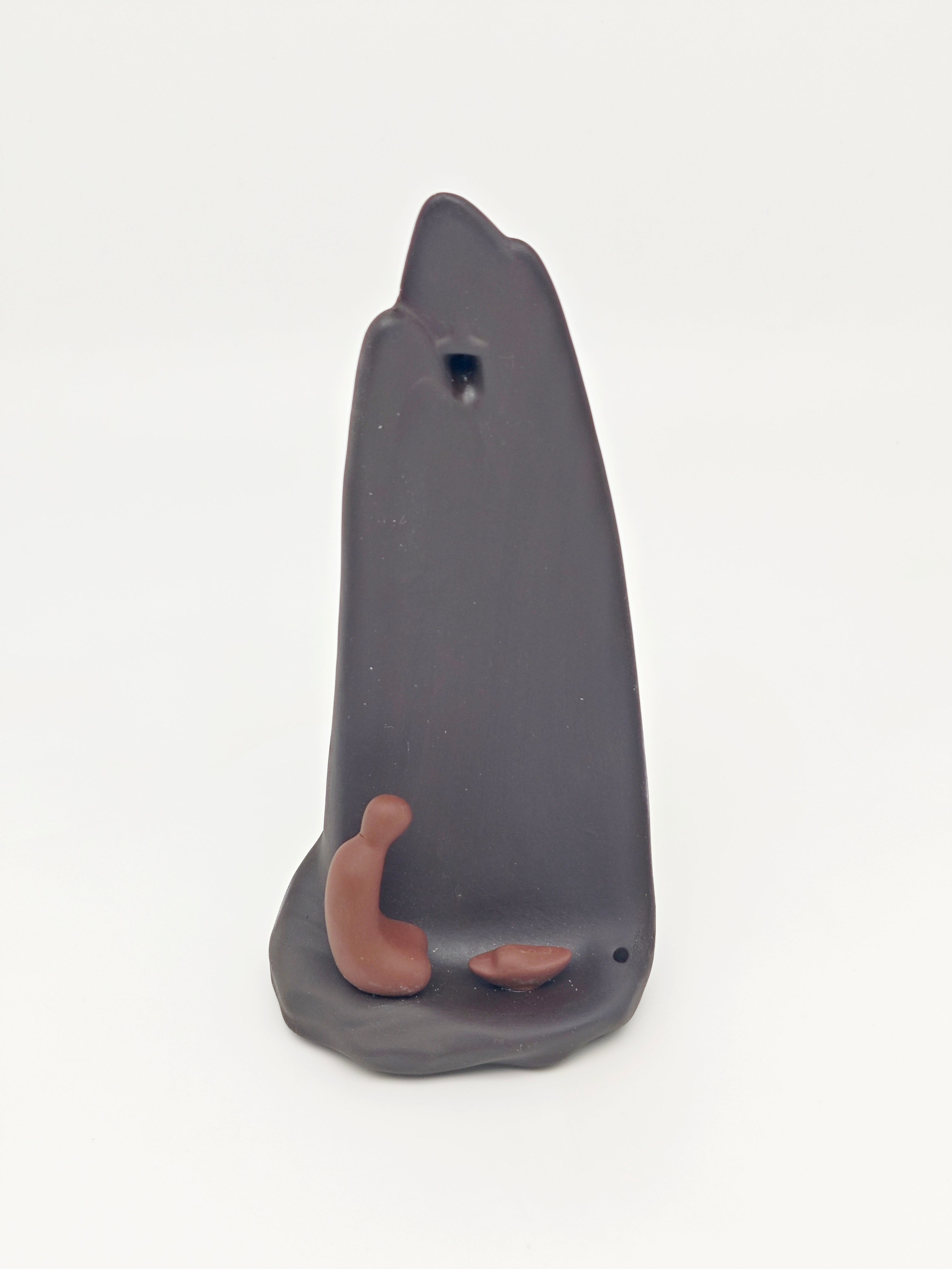 Ceramic Reflux Incense Burner - Decorative Incense Burner Biblo - Mountain Cave Abstract Material Life Incense Burner 18.5cm BIB-11 - DOMEDBAZAAR