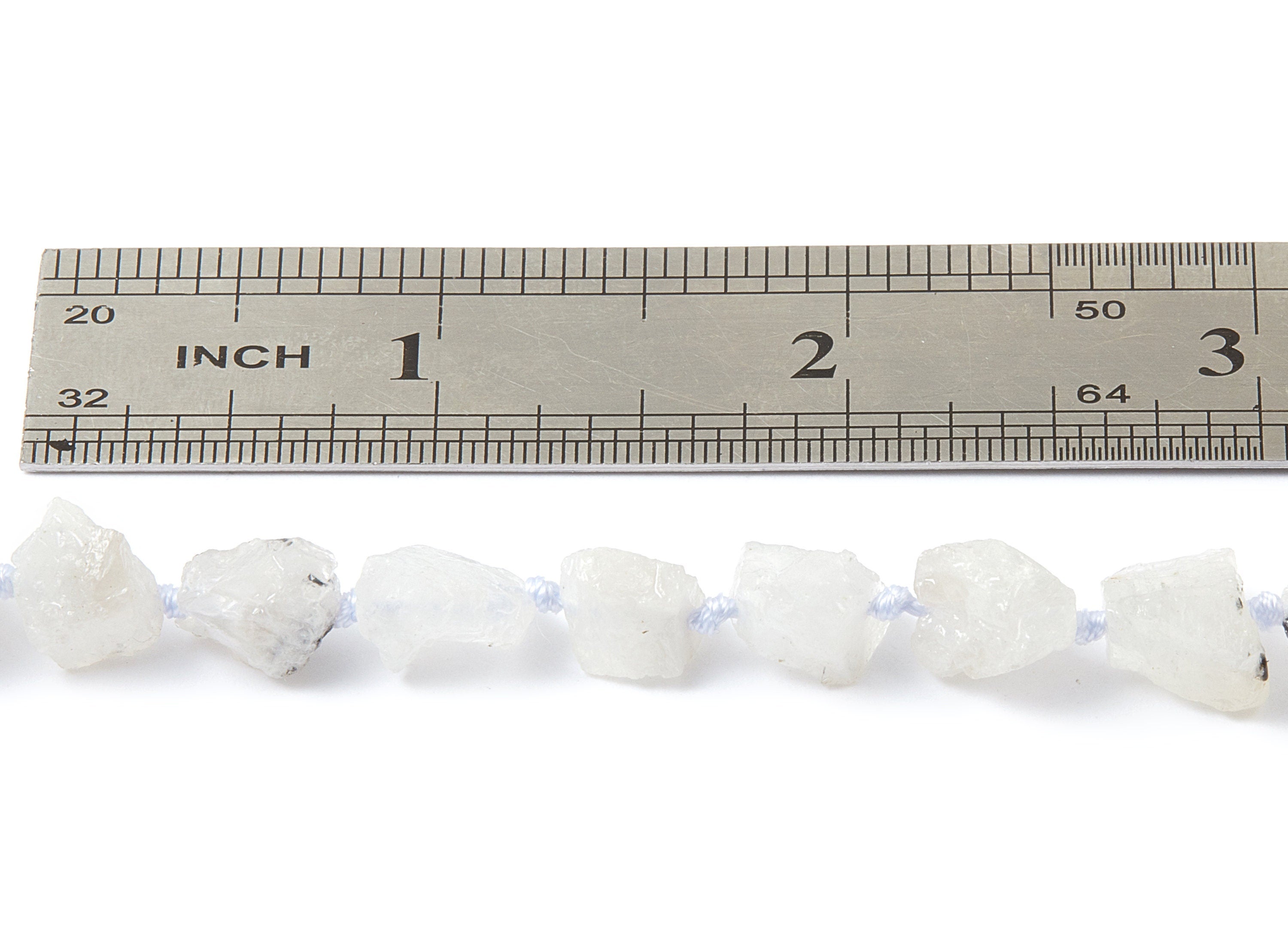 White Gemstone Beads - Moon Stone Beads - 16.45"/ 38PCS / 1 Strand - 12.3x9.2mm - Gemstone Beads - NS1003A - DOMEDBAZAAR