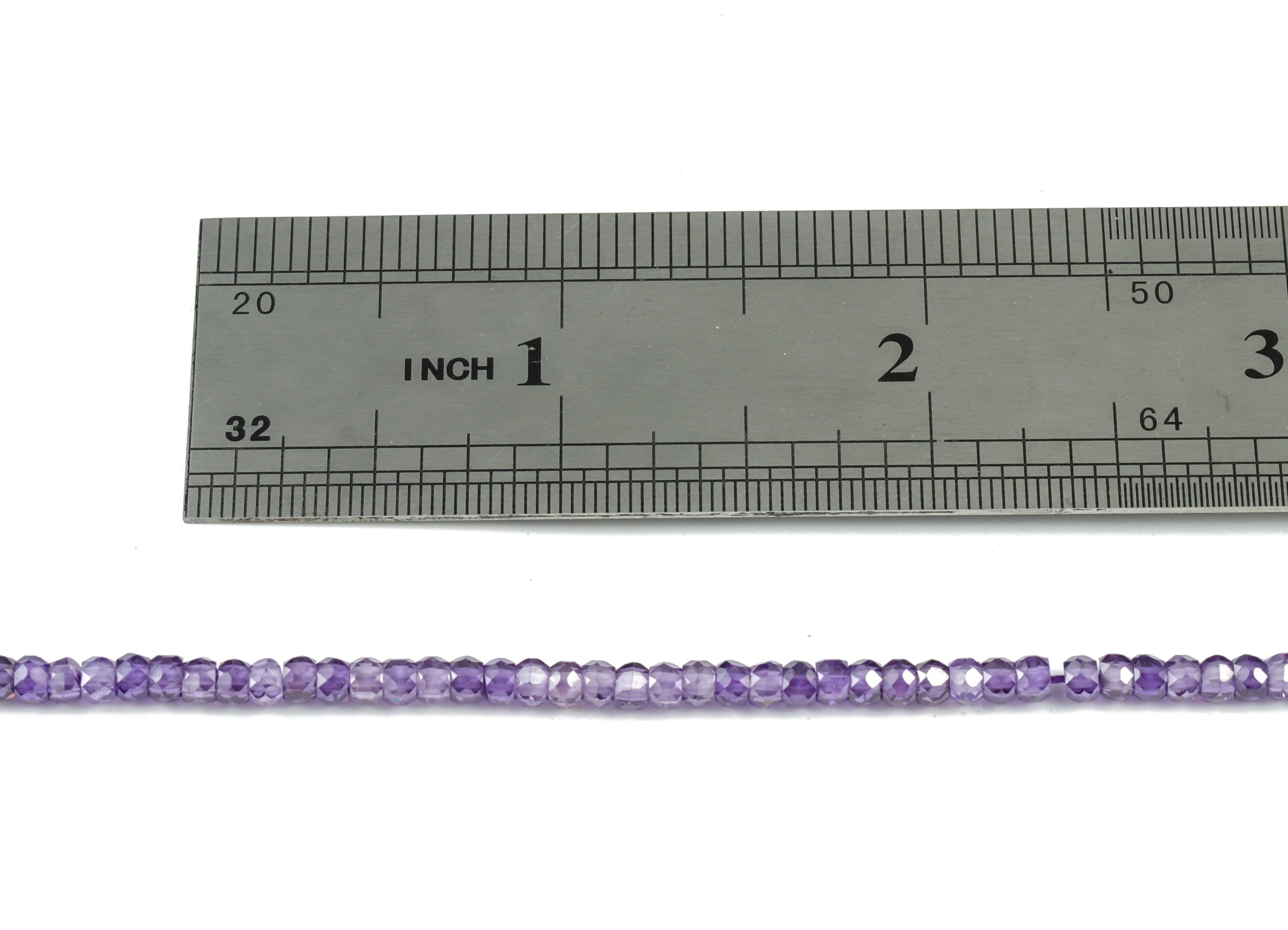 Purple Zircon Round Beads 2-3mm - 15.5 Inch - Purple Faceted Zircon Round Beads - Gemstone Beads - 2x3mm - NS1241 - DOMEDBAZAAR
