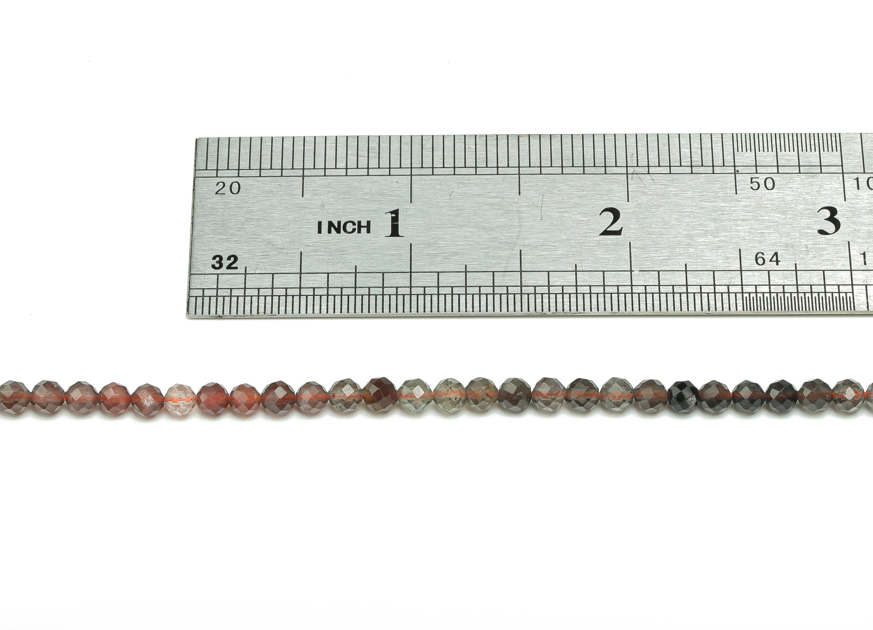 Moonstone Cat 's Eye Round Beads 4mm - 15.5 inch - Faceted Round Gemstone Beads - Natural Stone Beads - 4x4mm - NS1472 - DOMEDBAZAAR