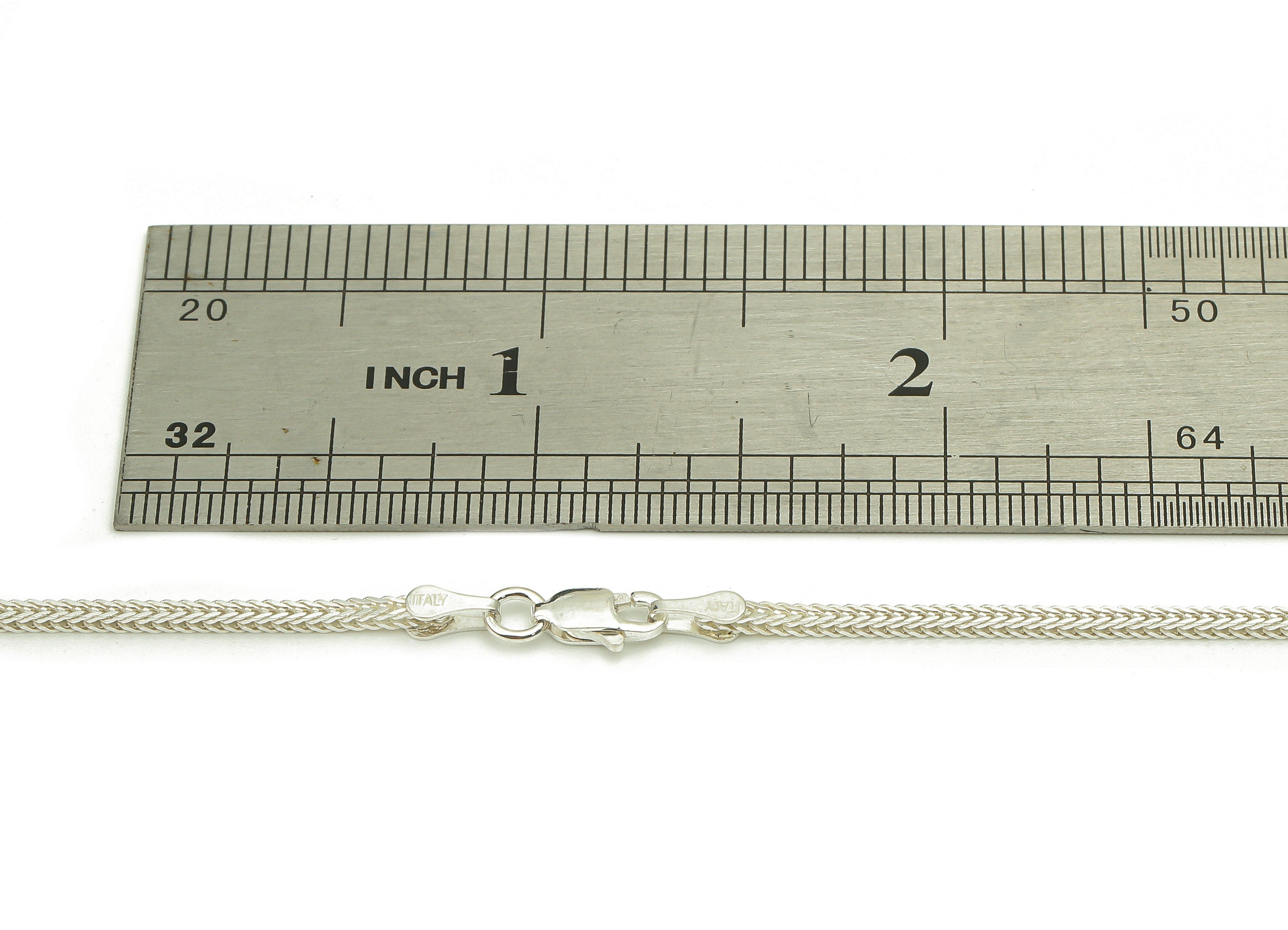 Silver Byzantine Cube Snake Chain - 45cm Finish Rope Spike Chain - 925 Silver Chain - 925 Silver - For Necklace - 4.3x1.3mm - SI1017 - DOMEDBAZAAR