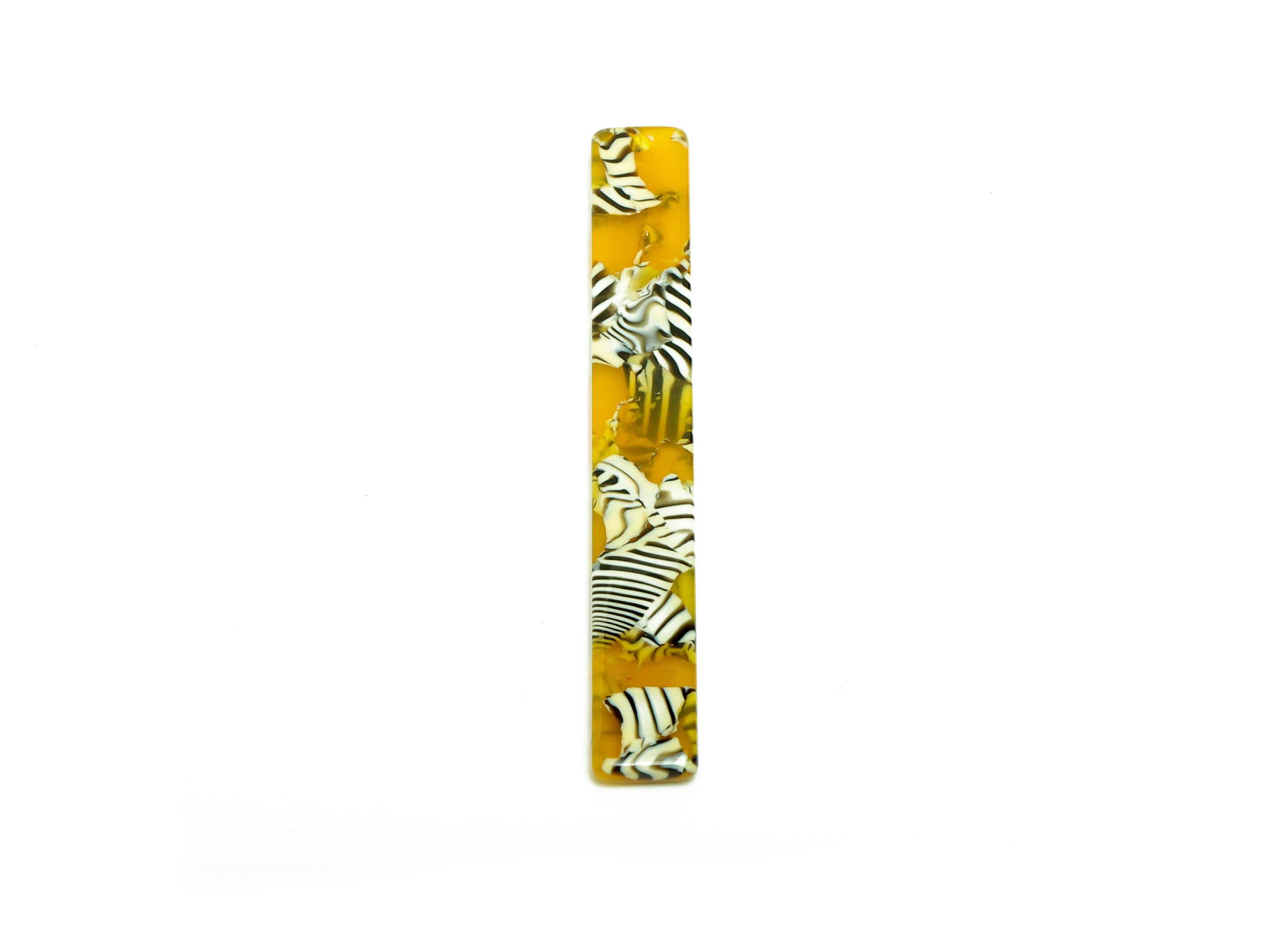 Acetate Stick Charms - Bar Earrings and Pendant - Rainbow Earring Charm - Jewelry Supplies - Color Code: A504 - 59x7.8x2.56mm - AC2622-A528 - DOMEDBAZAAR