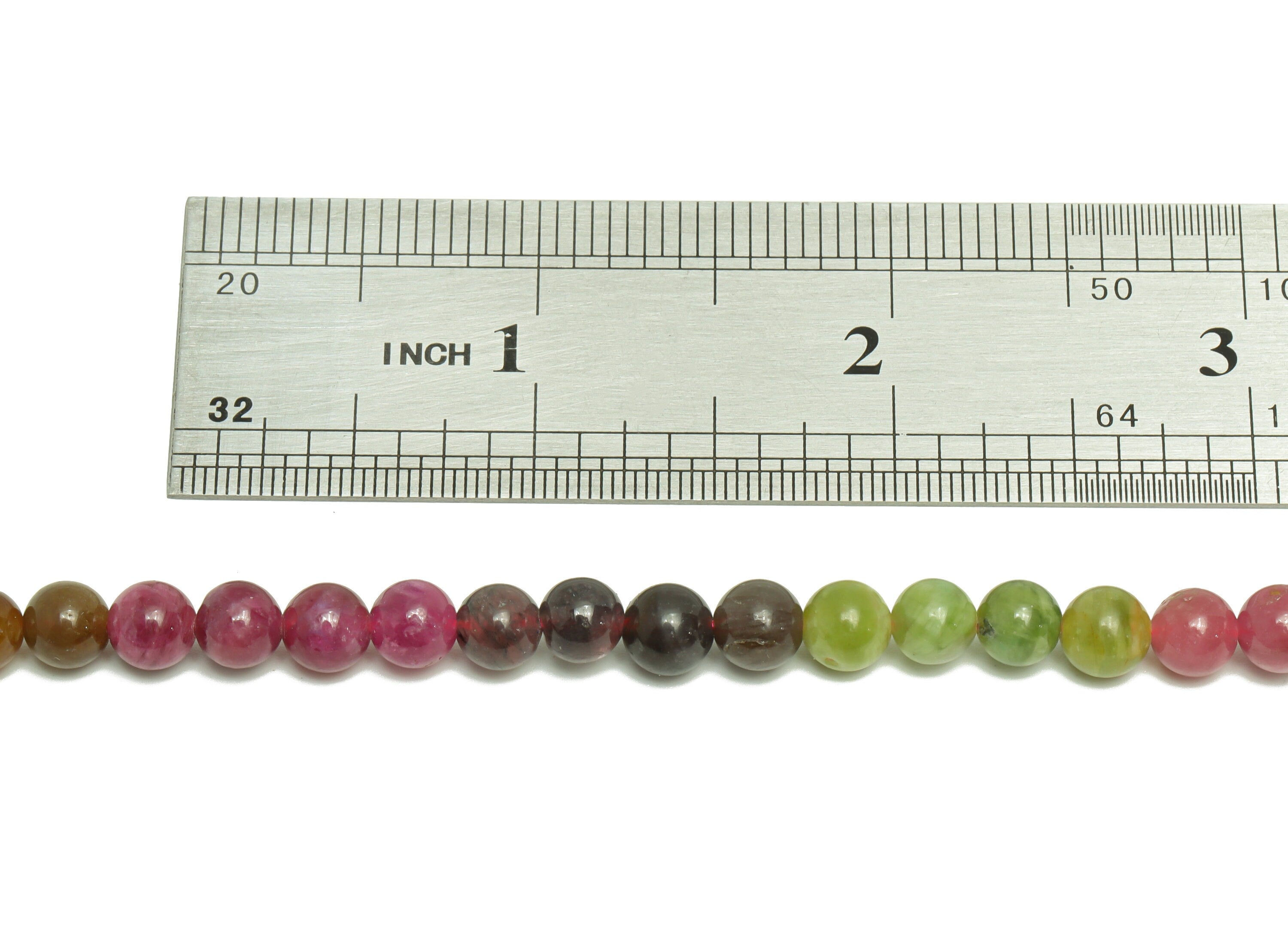 6mm Tourmaline Round Beads - Gemstone Tourmaline Beads - 15.5 "/ Strand Round Beads - Natural Stone Beads - Natural Stone Crystal - NS2044 - DOMEDBAZAAR