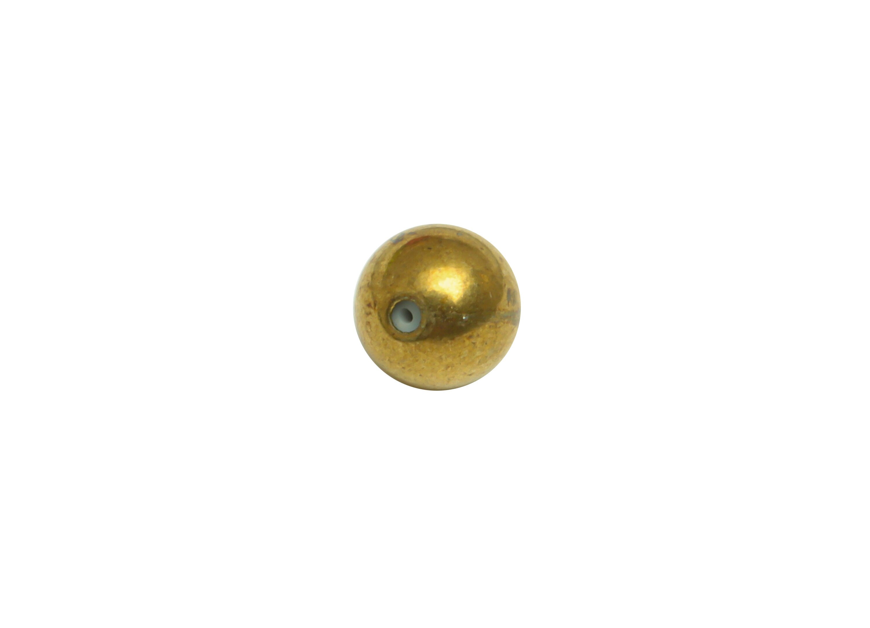 Brass Ball Earring Back - Brass Stud Earring Back Stopper - Earring Post Nuts Stopper - Rubber Earring Back - Post Back - 6x6x6mm - PP10127 - DOMEDBAZAAR