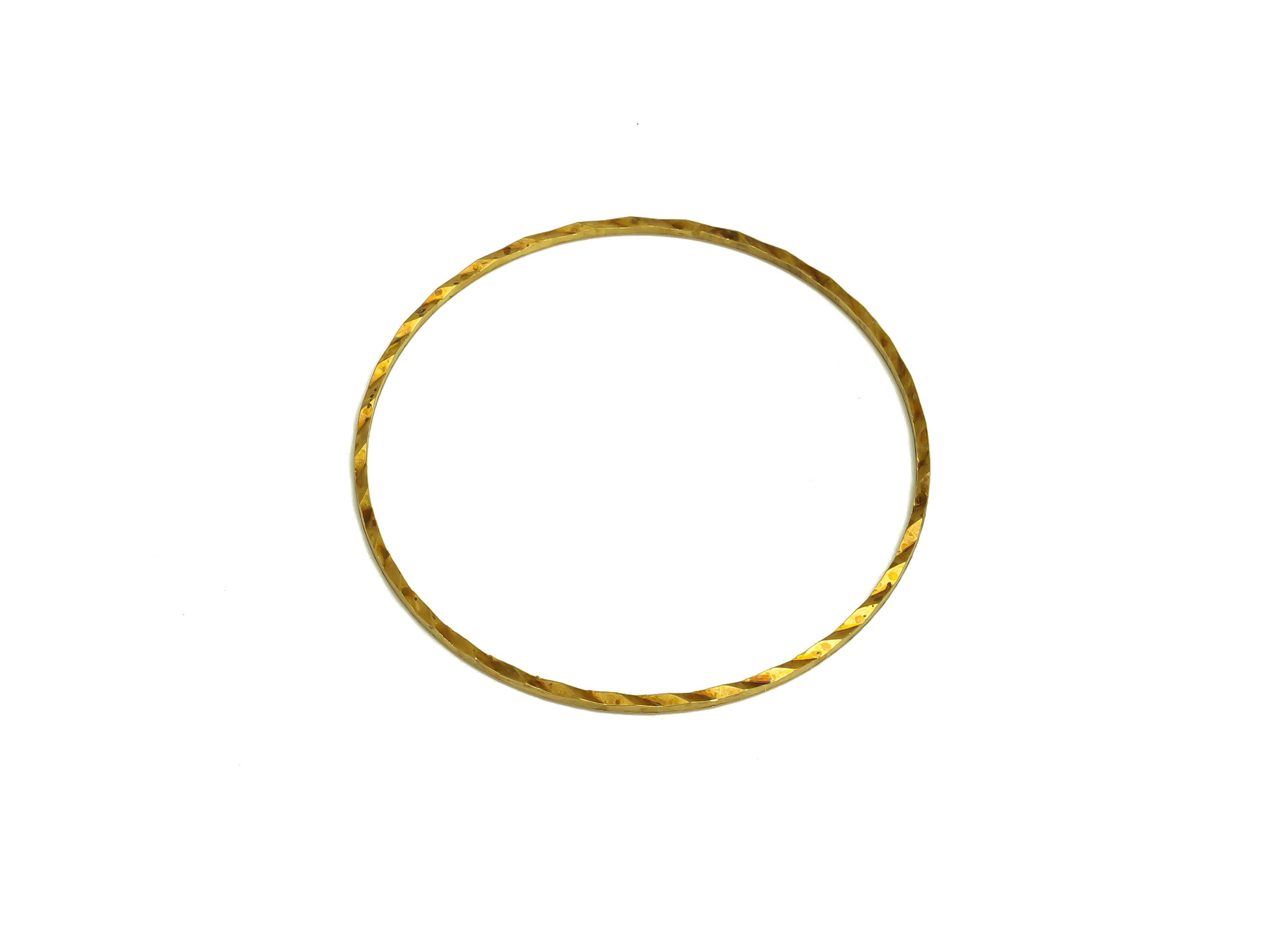 35mm Brass Round Charms - Raw Brass Circle Earring Charm - Brass Round Connector - Textured Geometry Earring Cham - 35x35x0.9mm - PP10361-35 - DOMEDBAZAAR