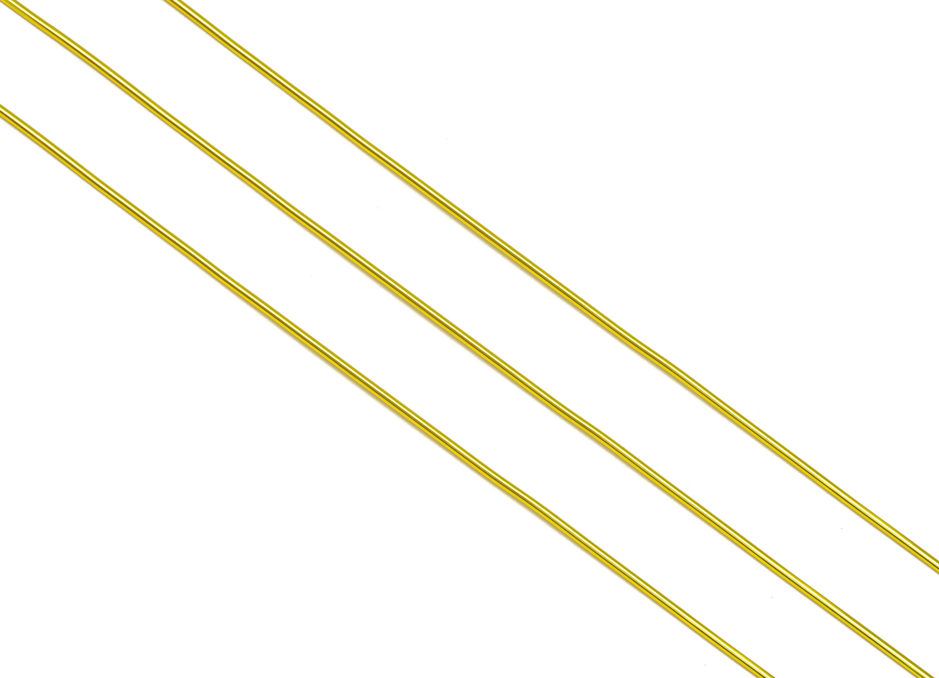 1mm Brass Wire - Wrapping Wire - Bulk Wire Beading - Gold Tone Plating - Solid Gold Brass Wire - Jeweler Making - 1x1mm - PP10495-100 - DOMEDBAZAAR