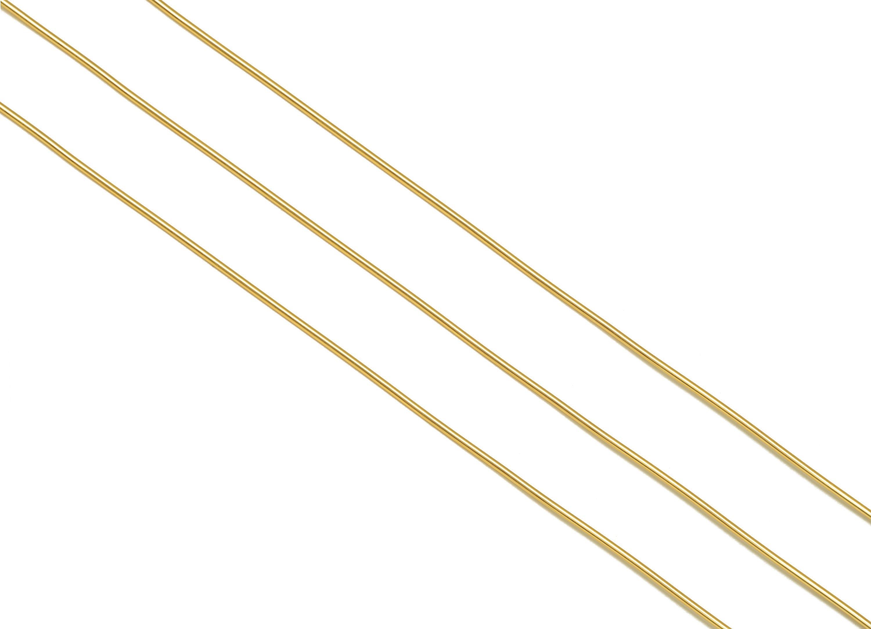 0.8mm Brass Wire - Wrapping Wire - Bulk Wire Beading - KC Gold Tone Plating - Solid Gold Brass Wire - Jeweler Making - 0.8x0.8mm -PP10494-80 - DOMEDBAZAAR