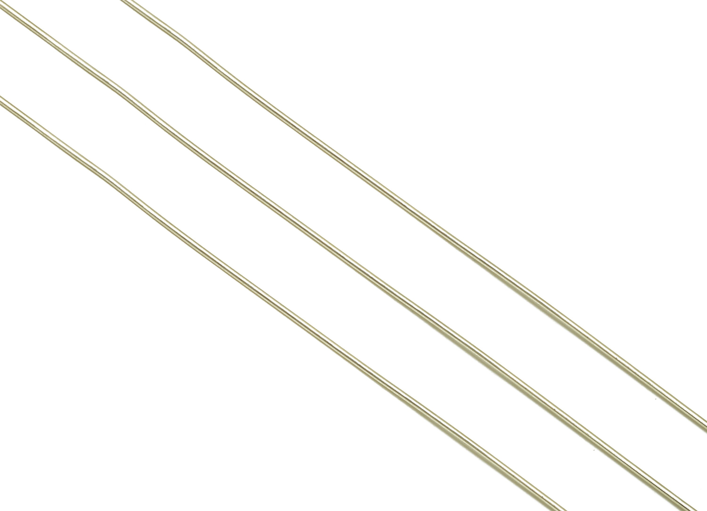 0.8mm Brass Wire - Wrapping Wire - Bulk Brass Wire Beading - Silver Tone Plating - Solid Brass Wire - Jeweler Making - 0.8x0.8mm -PP10496-80 - DOMEDBAZAAR
