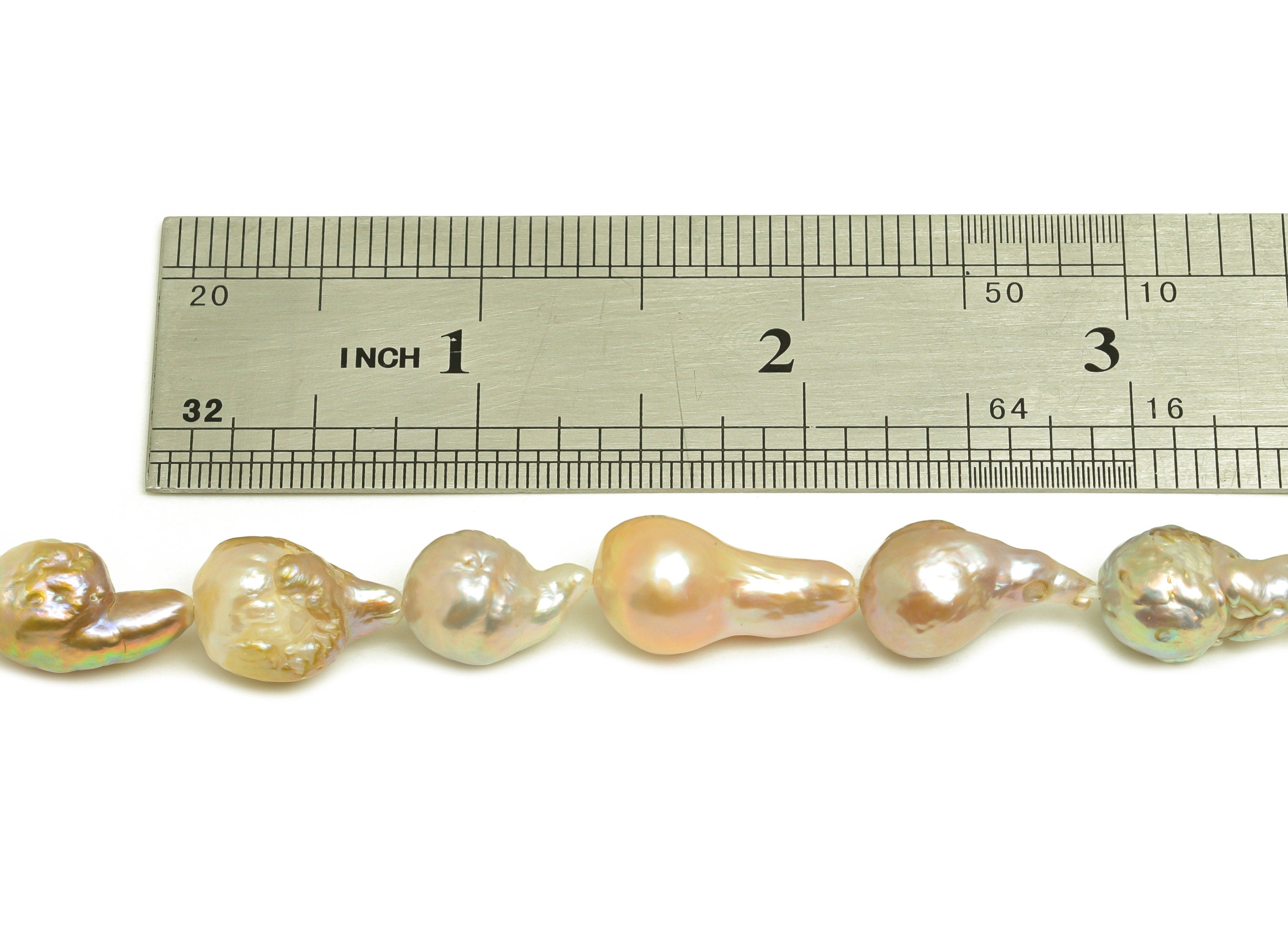 Natural Irregular Pearl - Purple Shaped Pearls - Flameball Baroque Purple Pearl Beads 21 Pearls/Strand - Natural Pearl - 19x11x10mm -RGP7046 - DOMEDBAZAAR