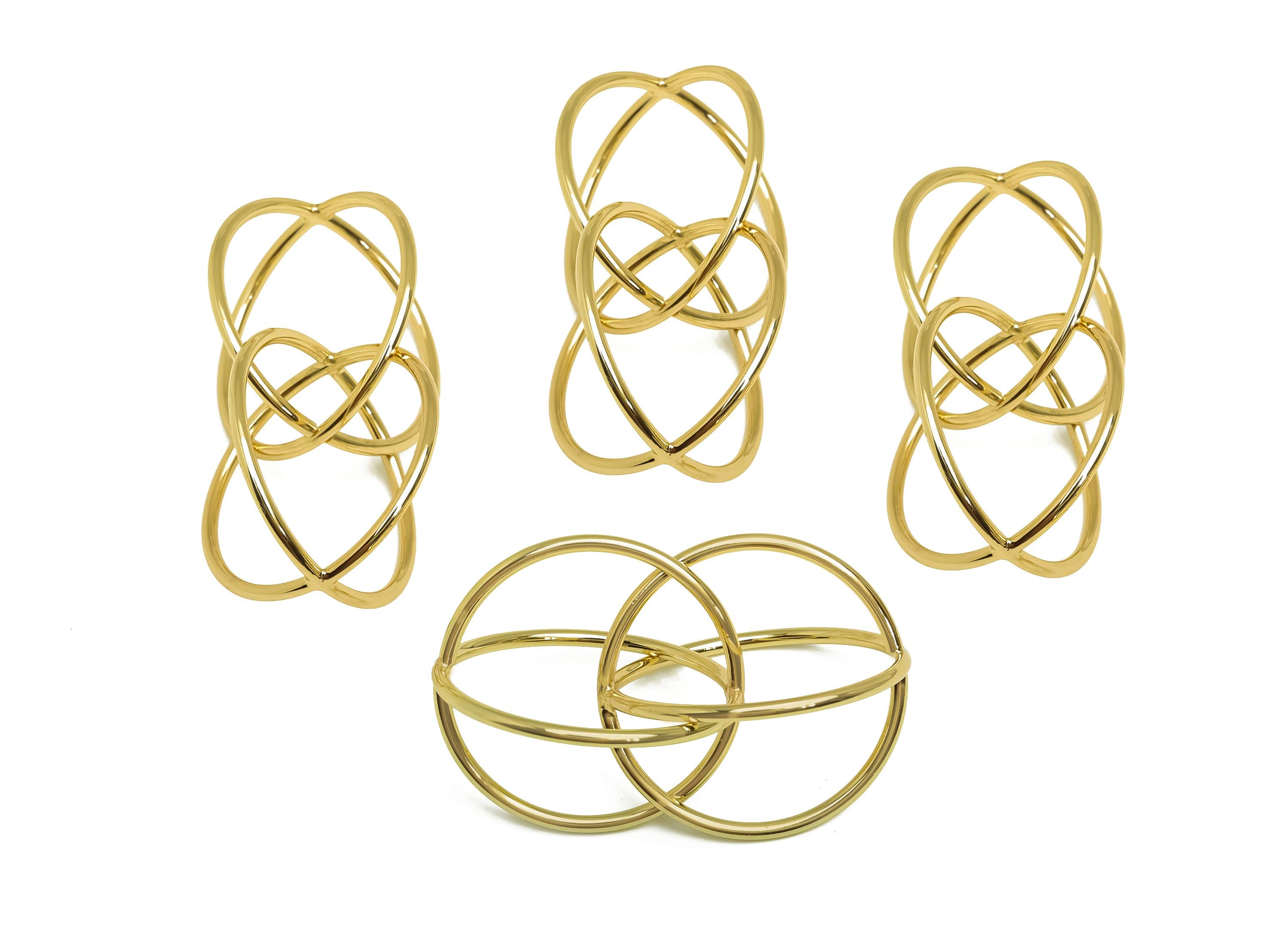 Brass Ball Earring Charm - Gold Geometry Round Ball Charm - Interwoven Ball Pendant - 18K Real Gold Plating - 27.4x27.27x1.33mm - RGP7928 - DOMEDBAZAAR