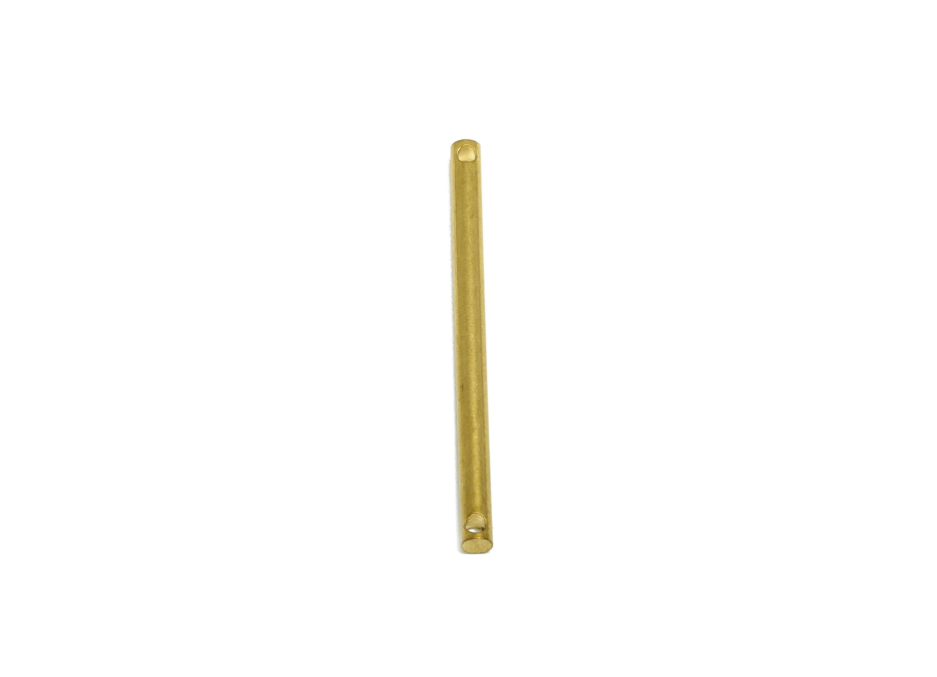2.0*30mm Stick Earring Charm - Raw Brass Minimalist Bar Pendant - Connector Charm - Crafting Connector - Jewelry Making Rod - PP10881 - DOMEDBAZAAR