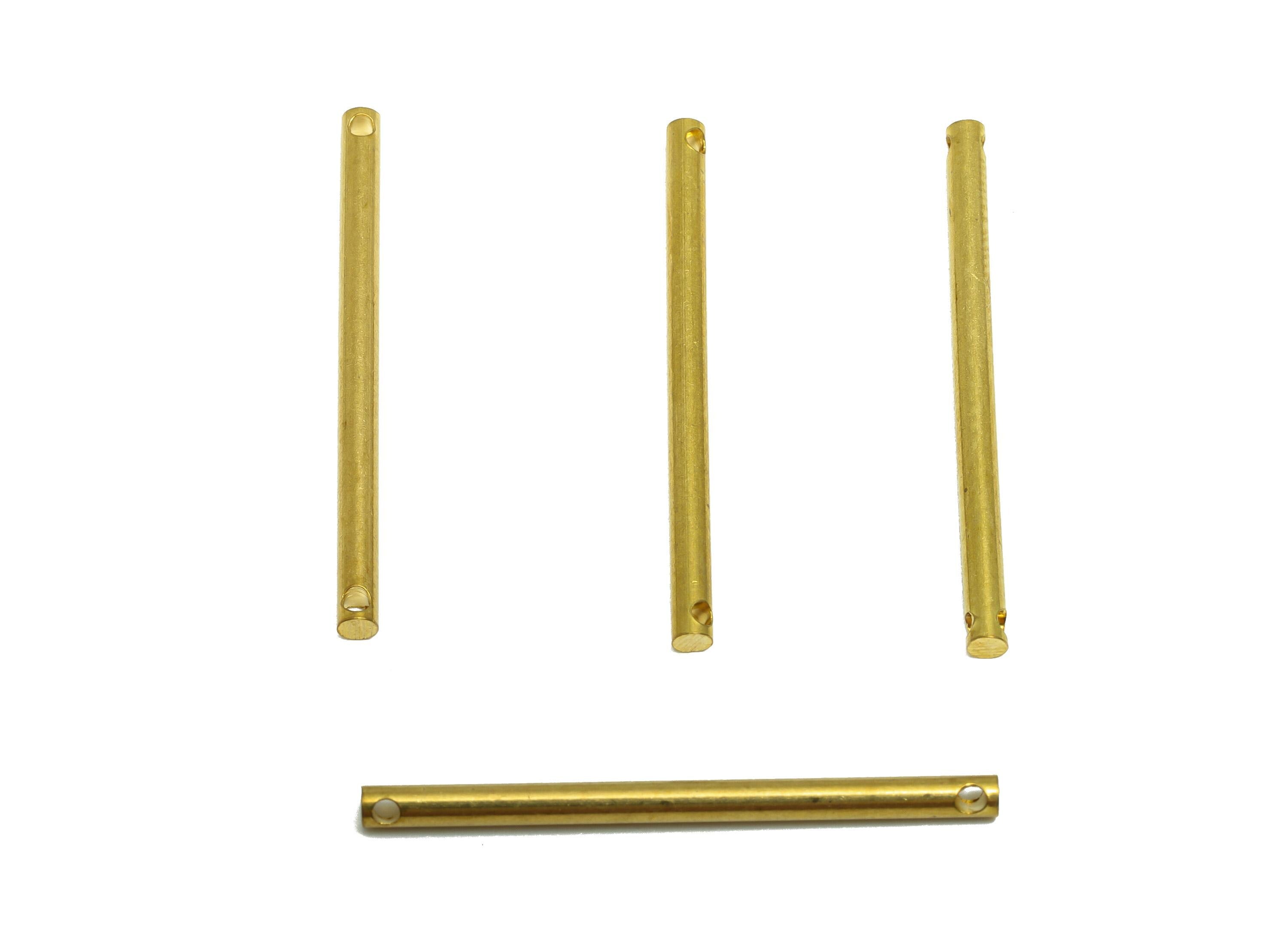 2.0*30mm Stick Earring Charm - Raw Brass Minimalist Bar Pendant - Connector Charm - Crafting Connector - Jewelry Making Rod - PP10881 - DOMEDBAZAAR