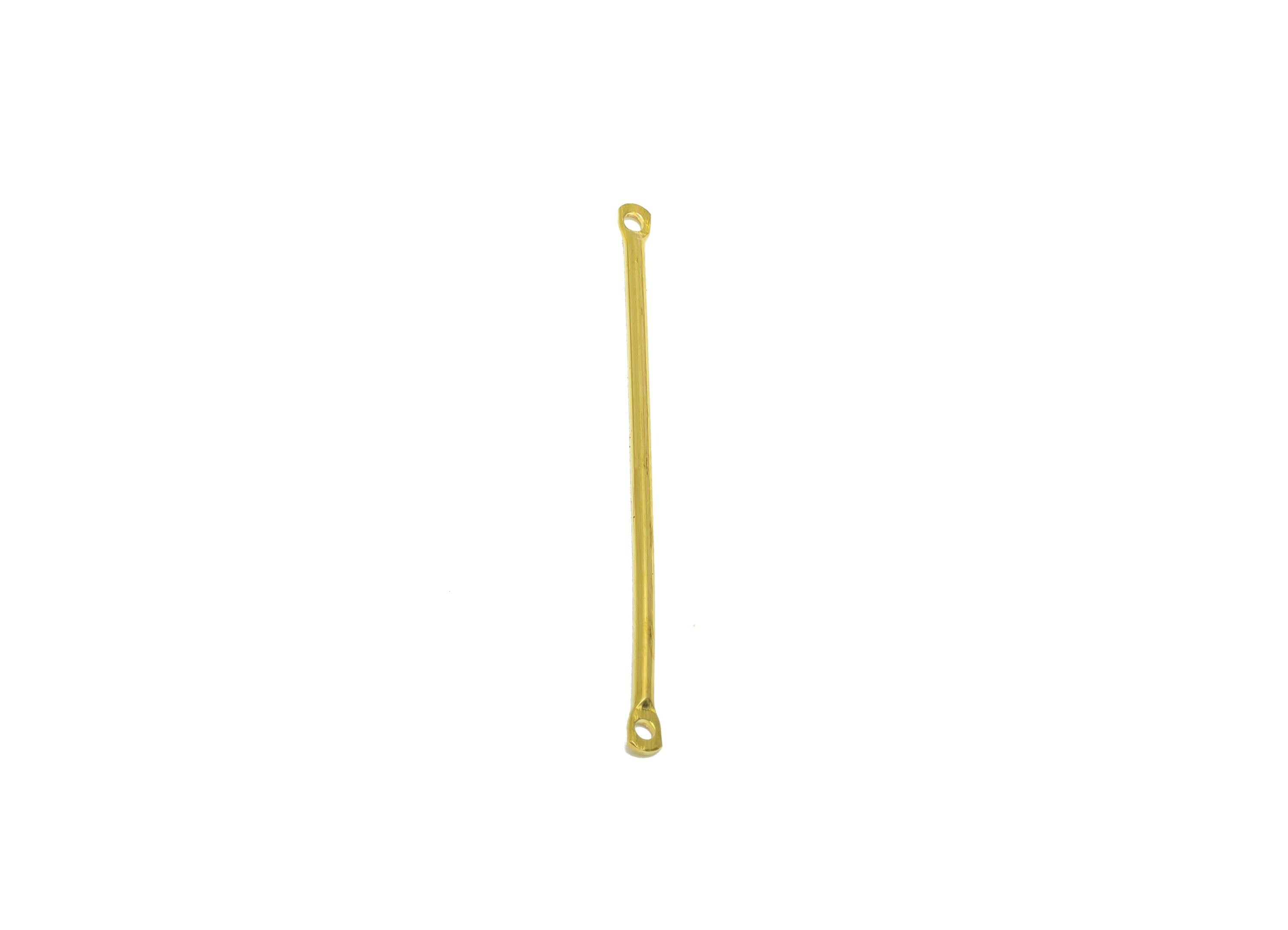 1.2*35mm Bar Earring Connector - Raw Brass Metal Link Component - Crafting Connector - Metal Connector Pin - DIY Jewelry Supplies - PP10900 - DOMEDBAZAAR