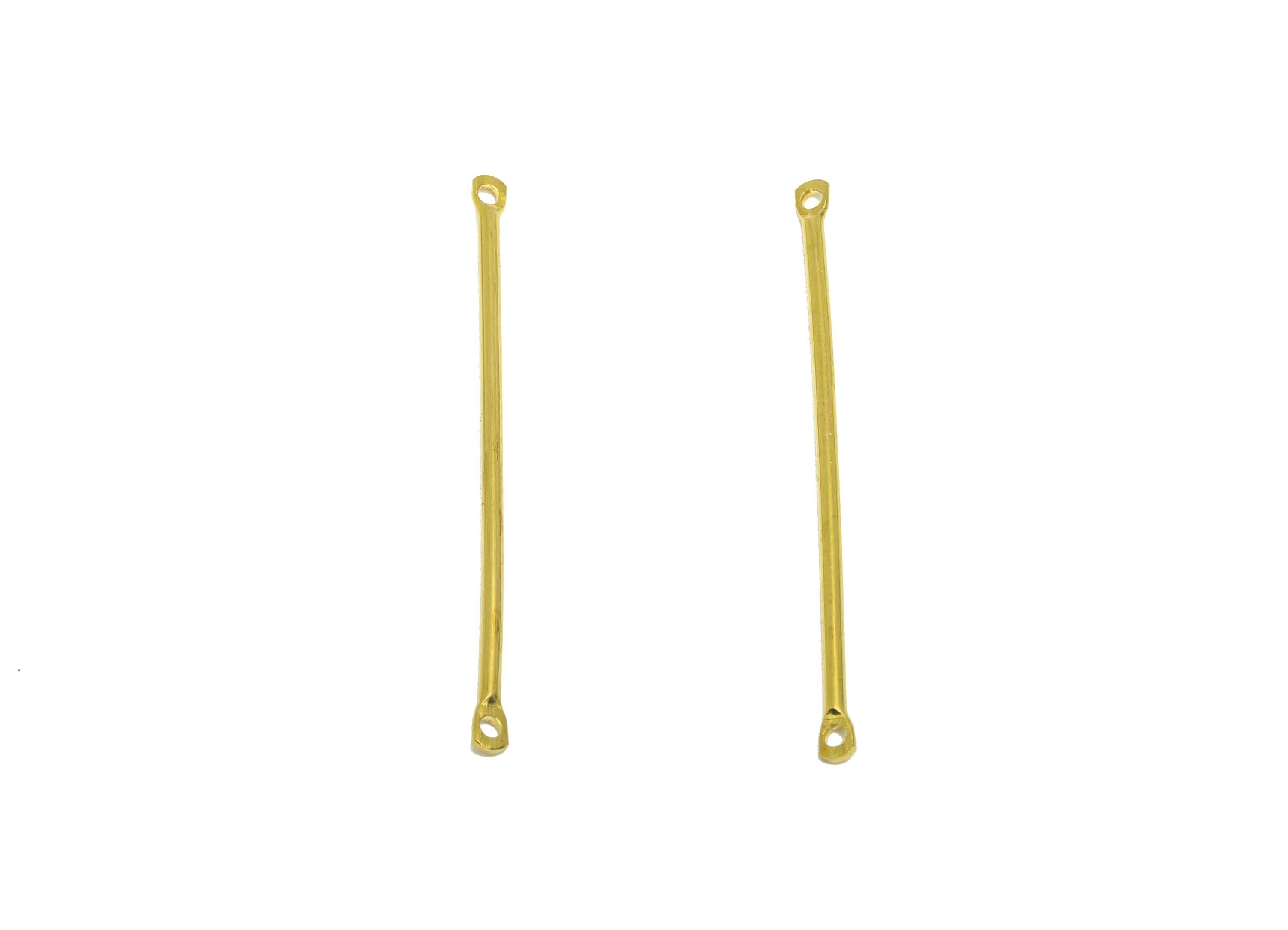 1.2*35mm Bar Earring Connector - Raw Brass Metal Link Component - Crafting Connector - Metal Connector Pin - DIY Jewelry Supplies - PP10900 - DOMEDBAZAAR