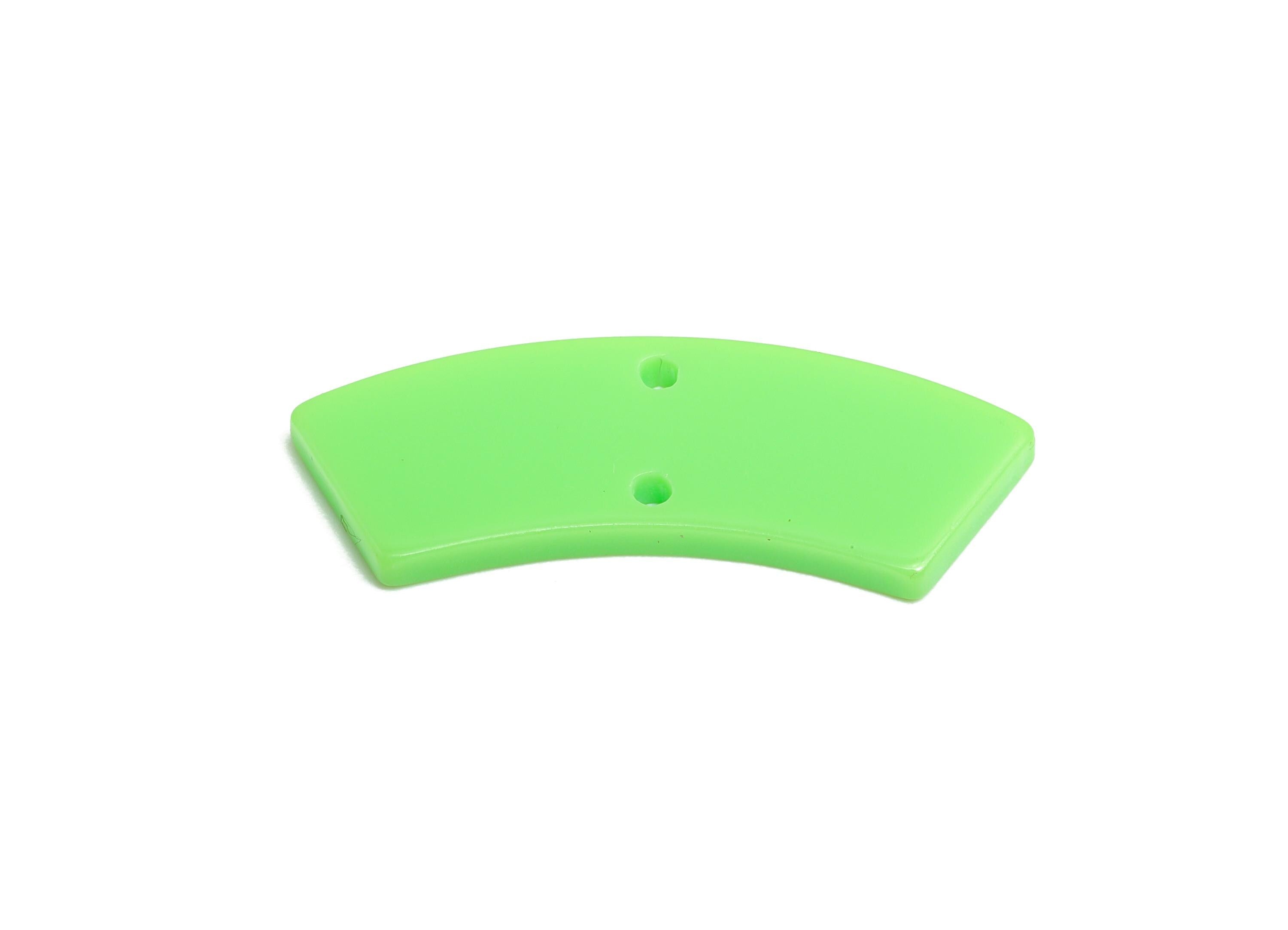 Acrylic Curved Connector - DIY Jewelry Crescent Connector - DIY Crafting - Handmade Accessory - Craft Supplies - 30.95x9x2mm - AC2326-A1039 - DOMEDBAZAAR