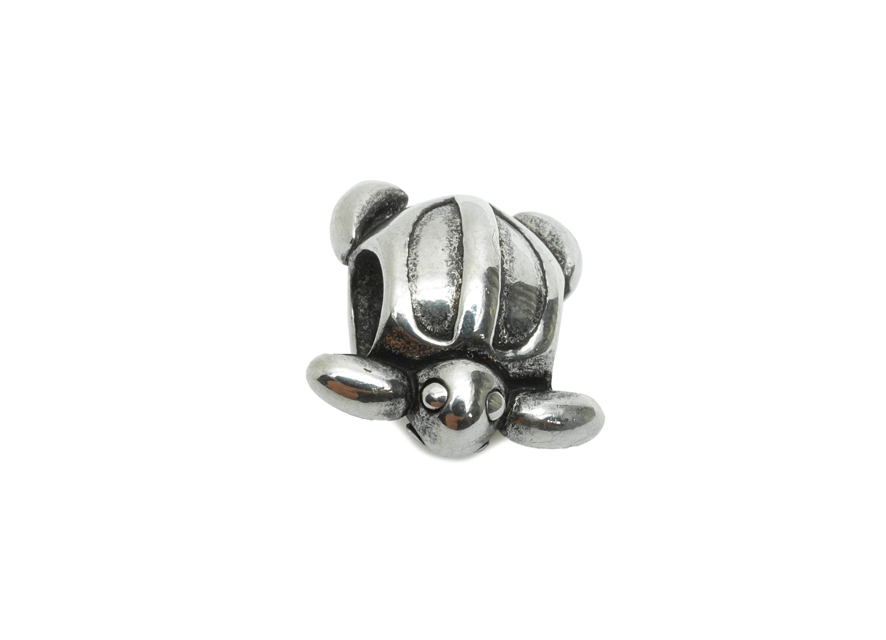 Stainless Steel Turtle Bead - Turtle Spacer Bead for Bracelet - 304 Stainless Steel - Marine Steel Spacer Bead - 14.65x14.58x9.58mm -SS1588 - DOMEDBAZAAR