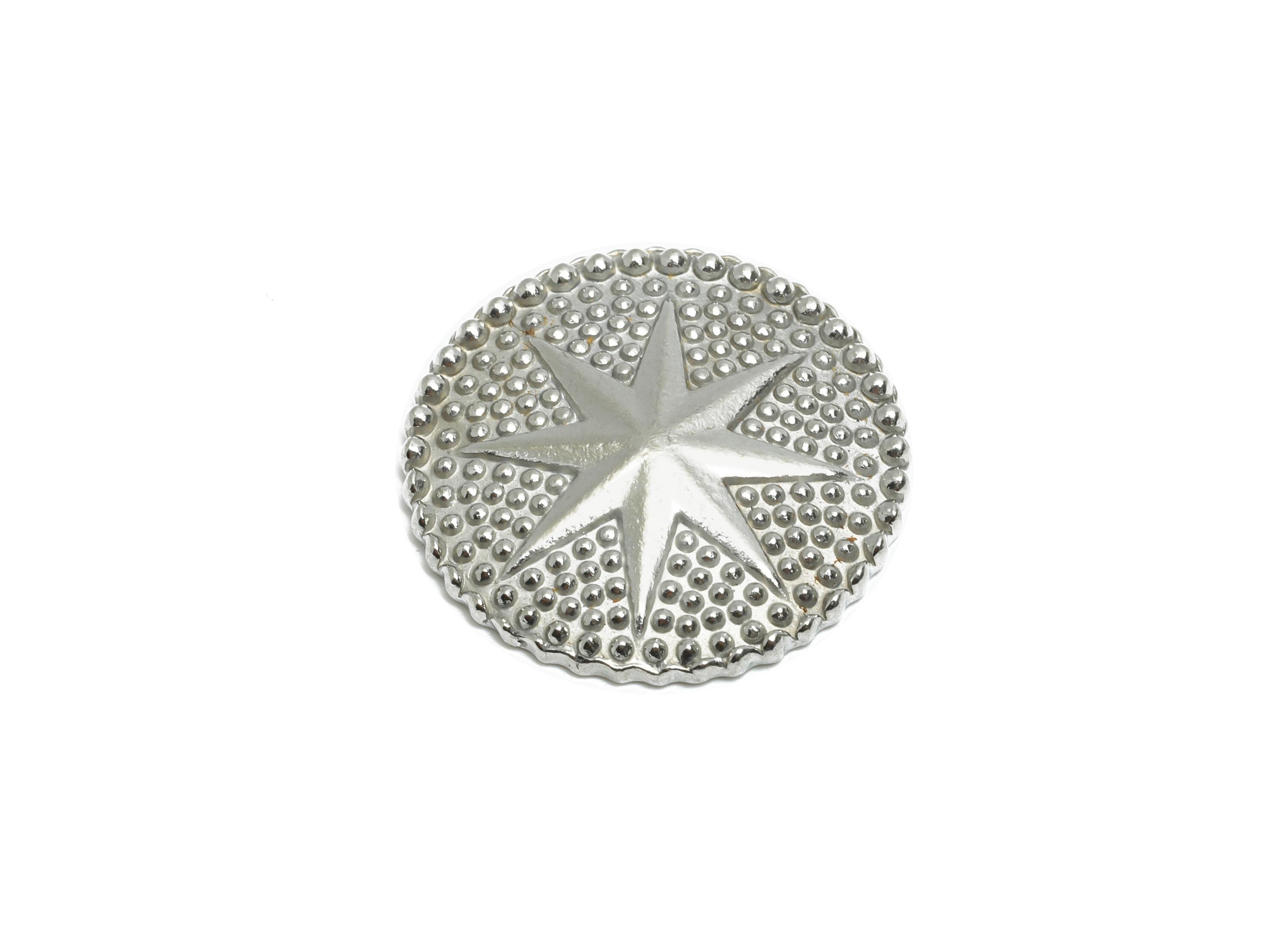 Stainless Steel Starburst  Charms - Steel Radiant Star Coin Charm - Modern Minimalist Star Jewelry - Steel Finding - 21x21x3mm - SS2079 - DOMEDBAZAAR