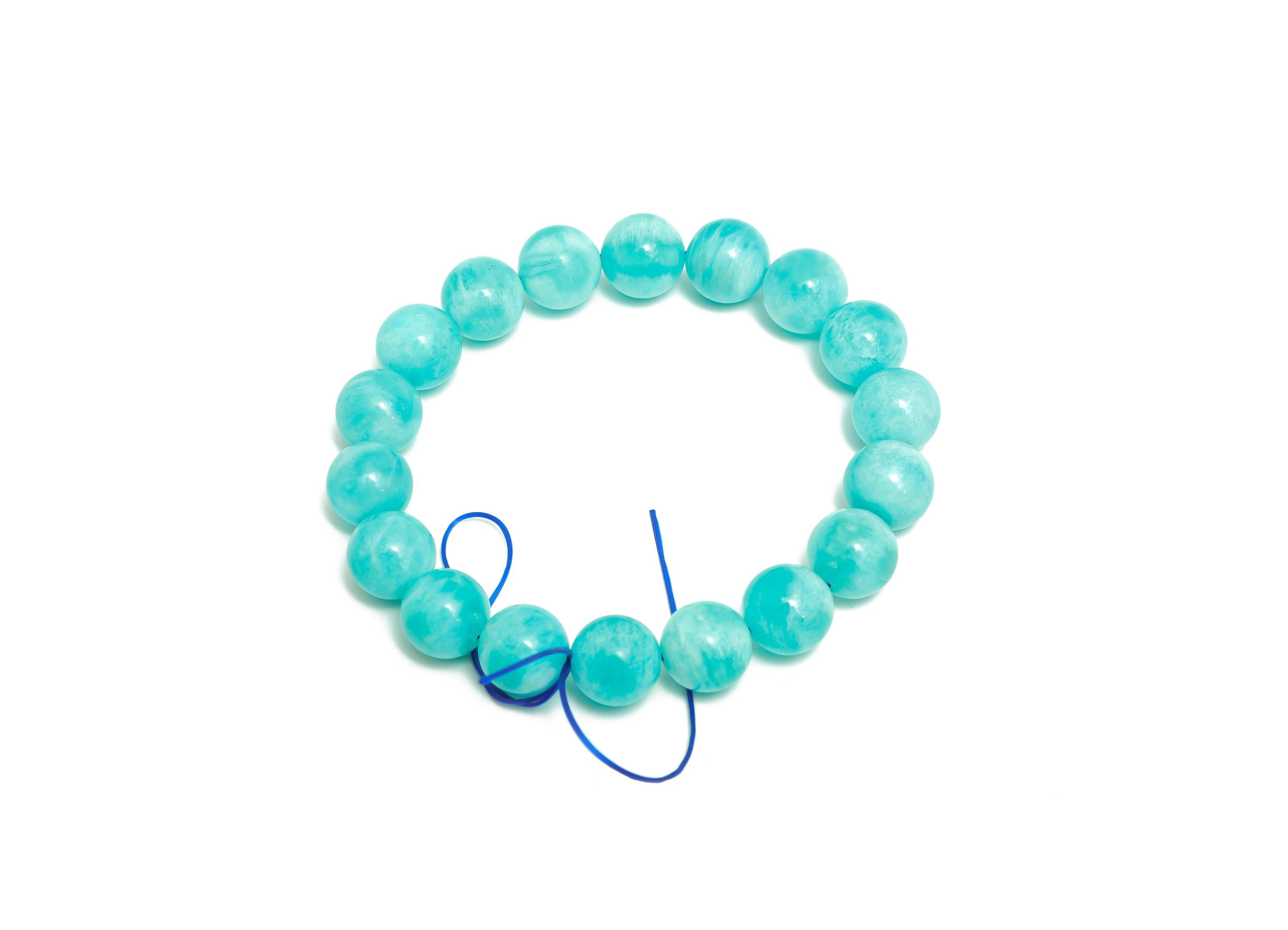 Apatite Crystal Beads - Aqua Blue Beads for Crafting - 1 Strand/18Pcs/32g Around - Calming Energy Crystal Stones Beads - 11x11x11mm - NS2864 - DOMEDBAZAAR