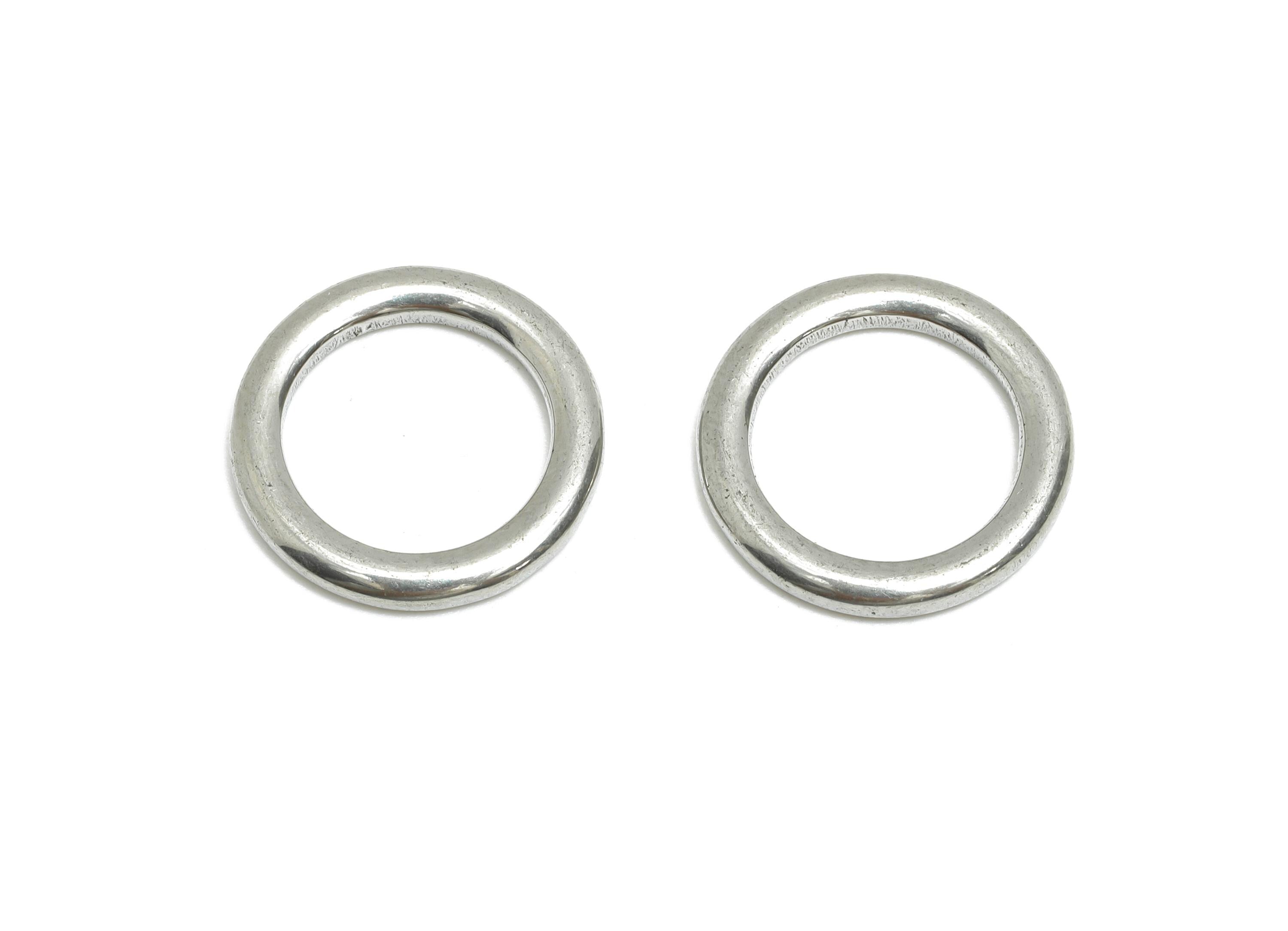 Steel Round Connector - Steel Simple Ring Jewelry - Crafting Ring for Necklace - Minimalist Stainless Steel Jewelry - 14x14x1.85mm - SS1903 - DOMEDBAZAAR