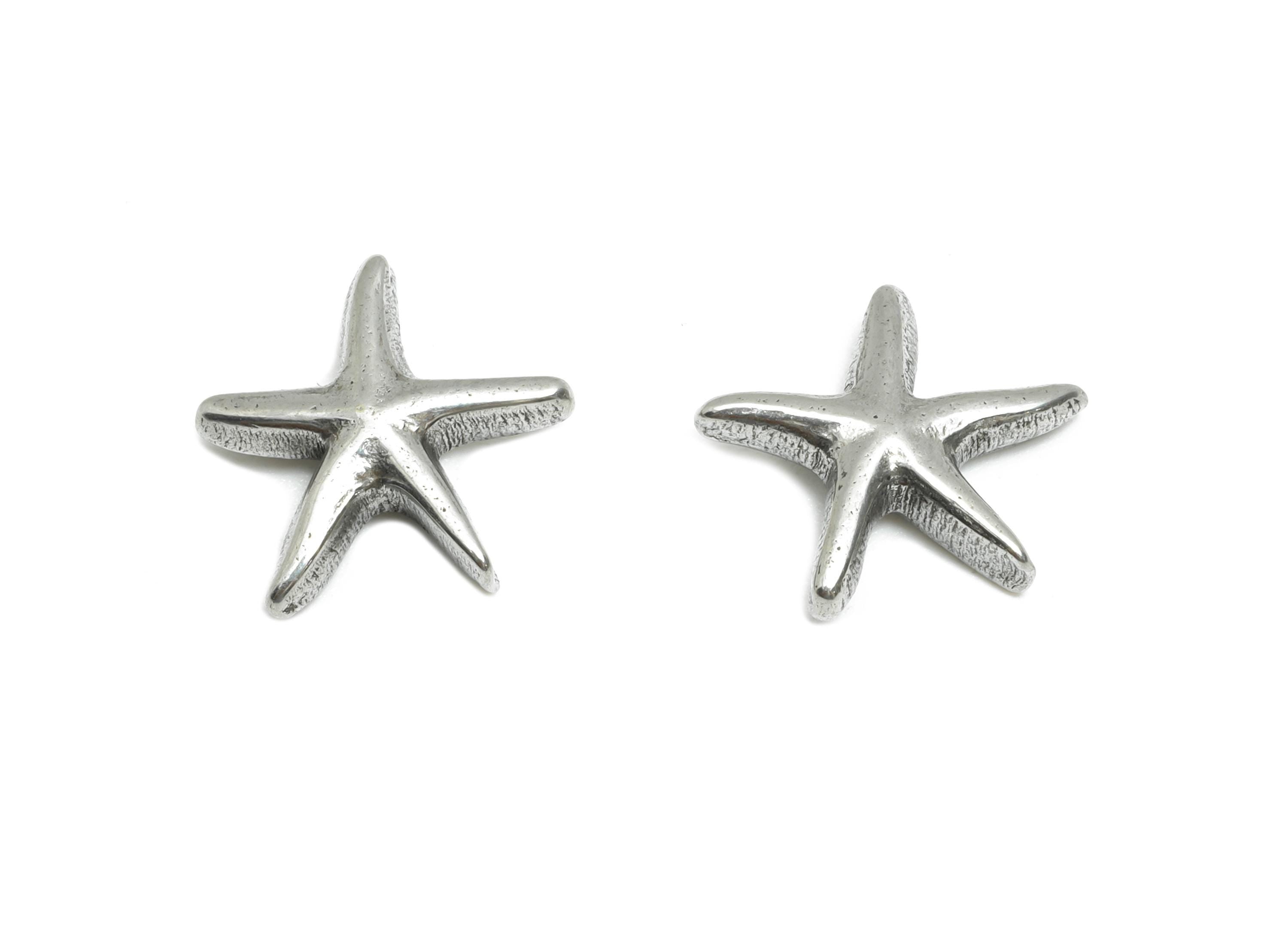 Stainless Steel Starfish Charms - Mini Metallic Starfish Design - 304 Stainless Steel - Marine Life Jewelry Making - 10.36x11x3.2mm - SS1777 - DOMEDBAZAAR