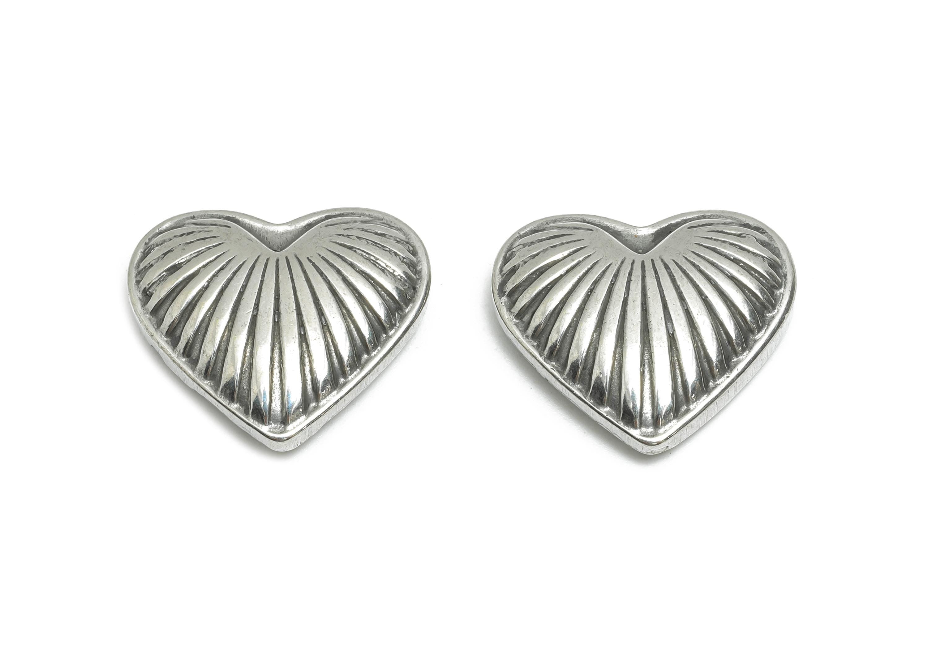 Stainless Steel Heart Charm - Textured Delicate Heart Charm - Romantic Heart Design - Elegant Handmade Jewelry - 17.05x19.63x5.18mm - SS1764 - DOMEDBAZAAR