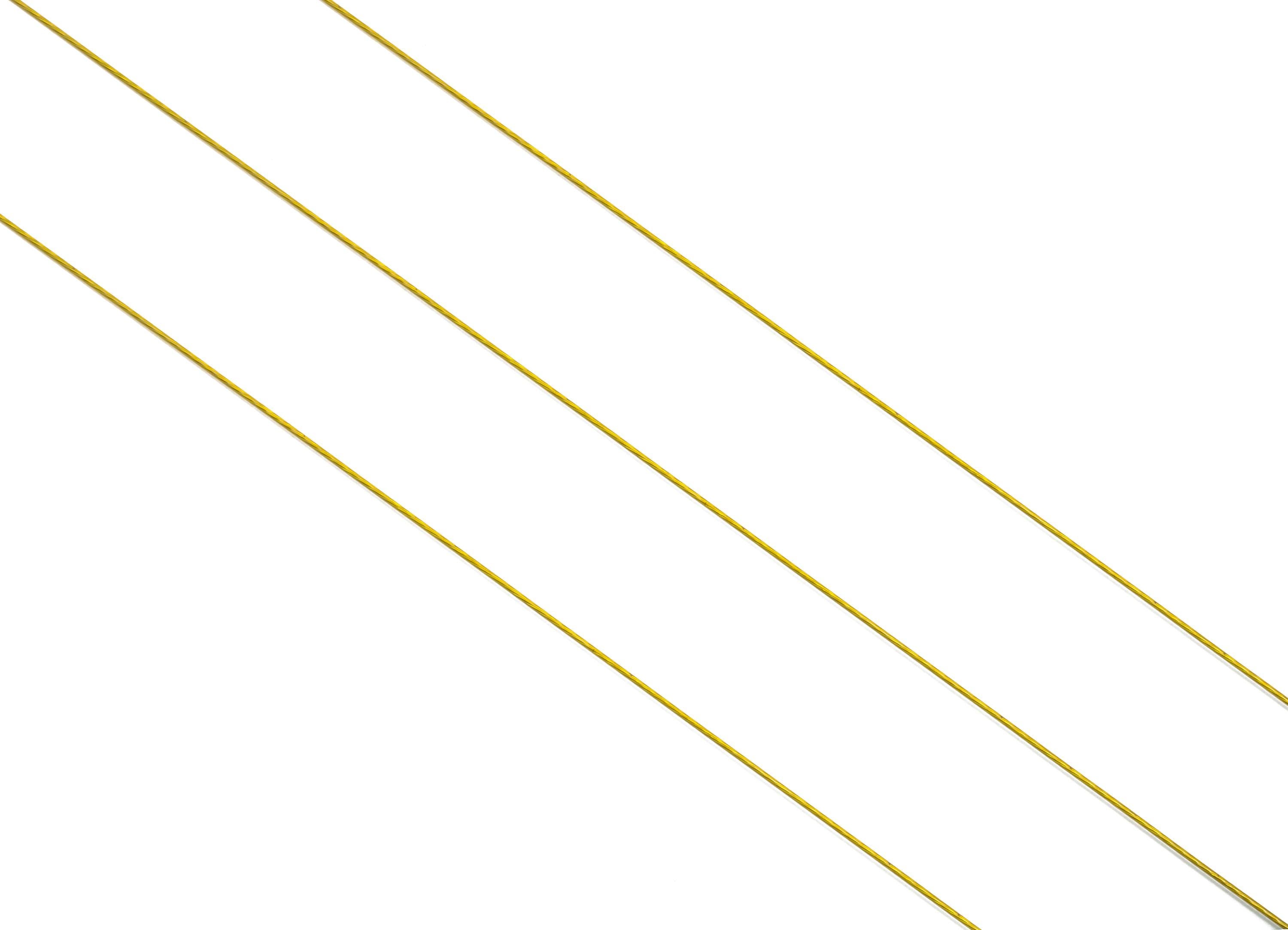 0.4mm Stainless Steel Wire Spool - 50m/Roll - Gold Color High-Quality Metallic Steel Craft Wire - DIY Jewelry Steel Wire Roll - HM1073