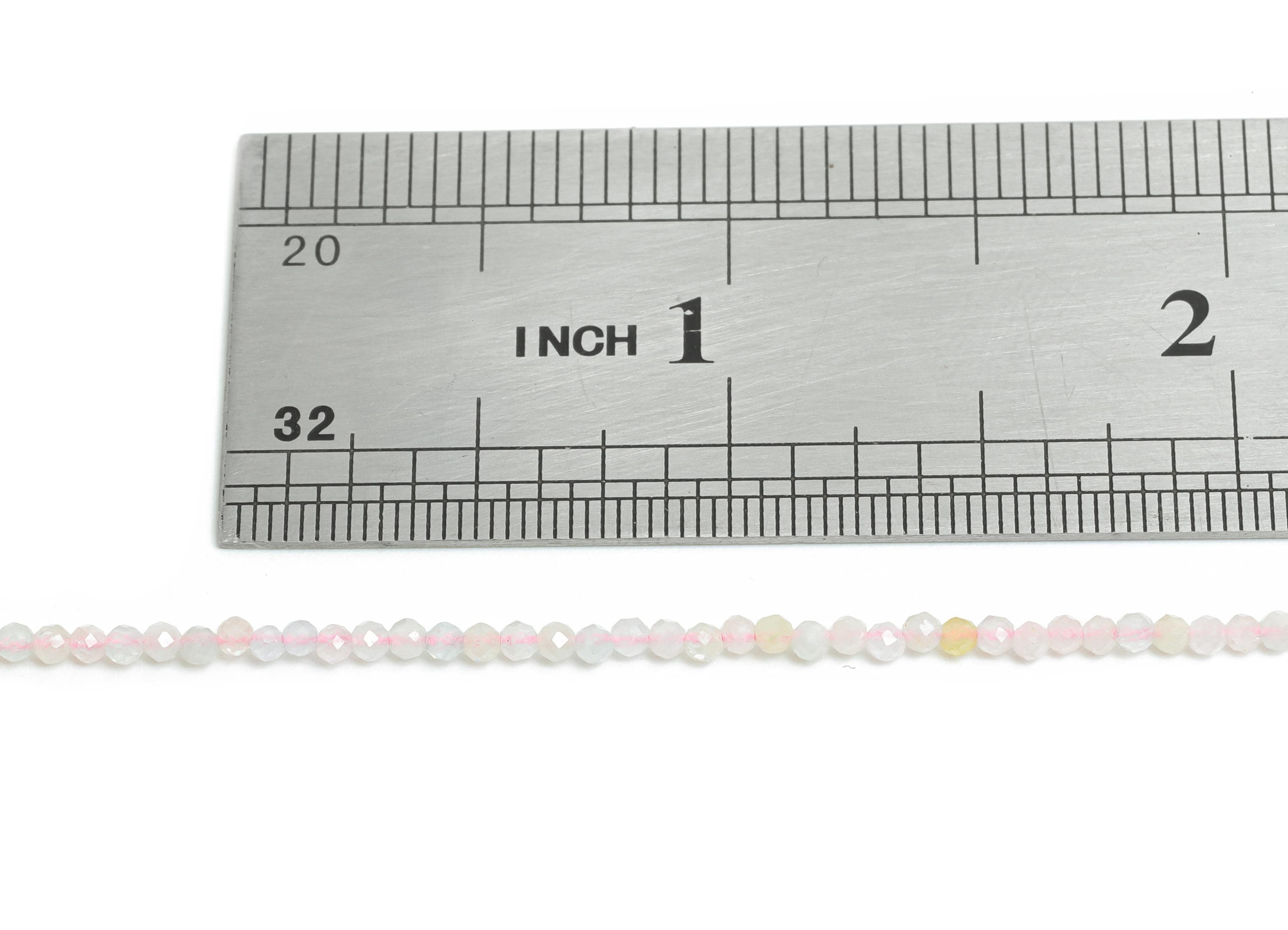 2x1.72mm Pink beryl Natural Stone Beads - Pink beryl Bead 15.35 Inch/Strand - DIY Necklace Supplies - Handmade Necklace Beads - NS2487 - DOMEDBAZAAR