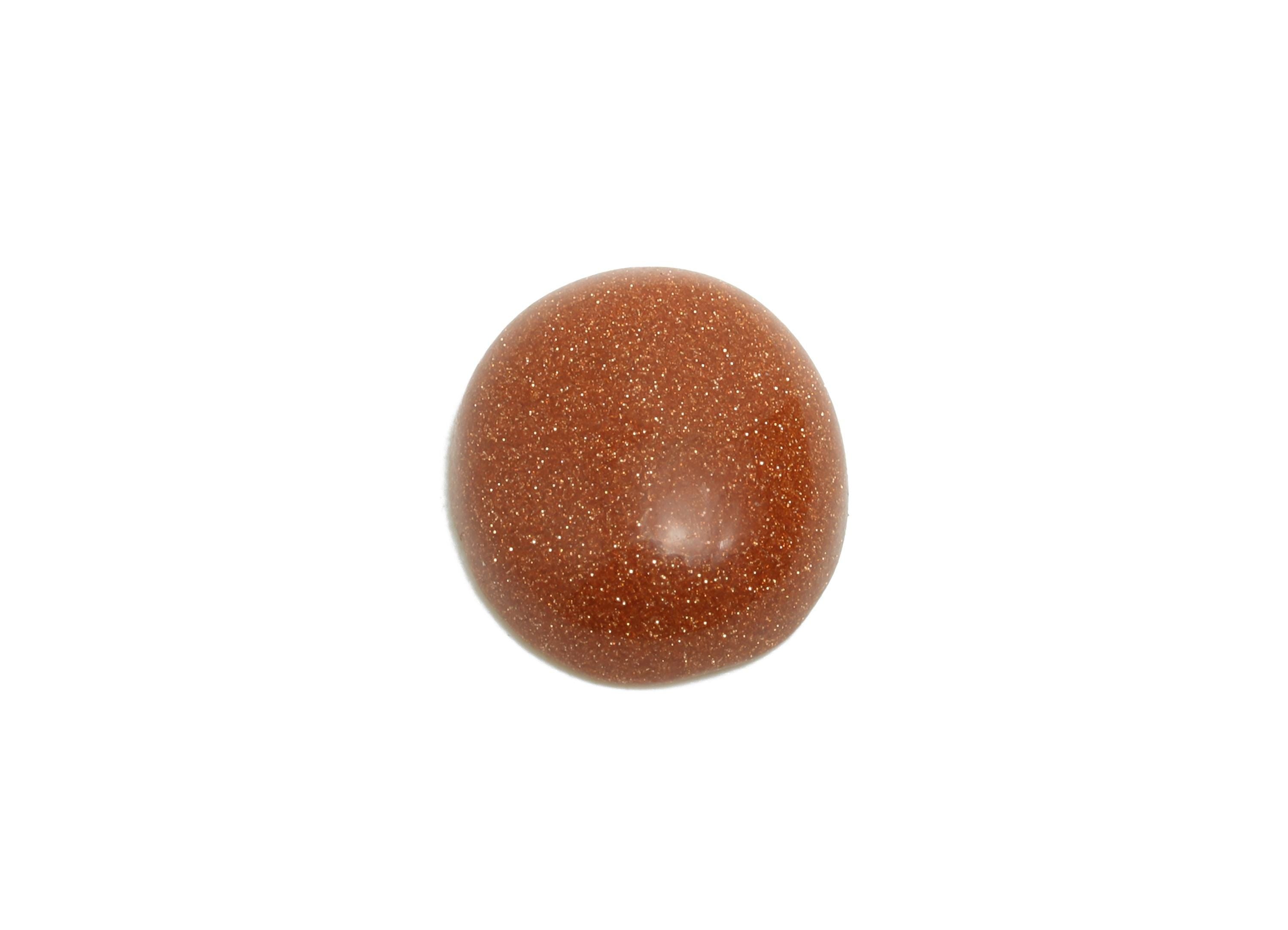 10*12mm Gold Sand Cabochon - Oval Natural Stone for Jewelry Making - Bezel Setting Stone for Ring or Pendant - DIY Craft Supplies - NS2921 - DOMEDBAZAAR