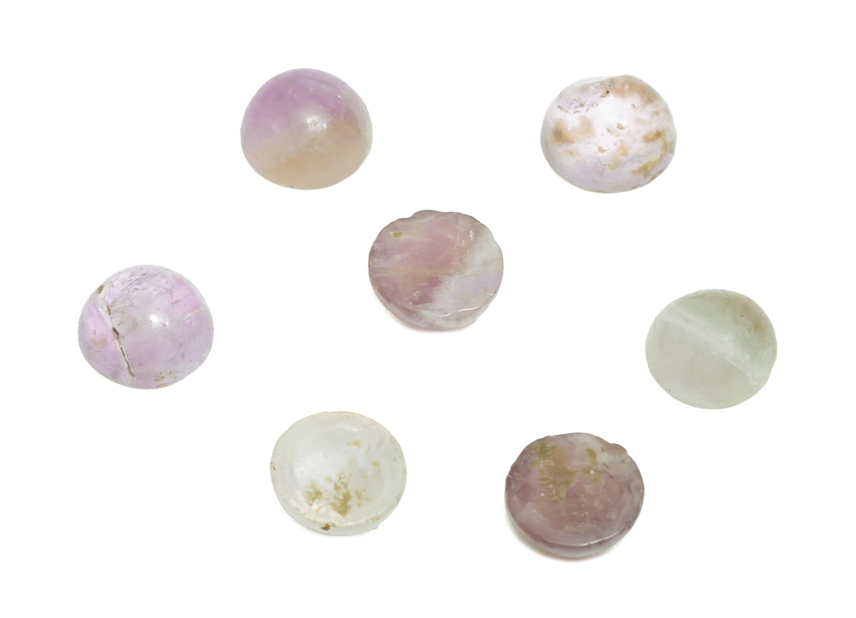 5mm Amethyst Cabochon - Round Bezel Setting Stone for Pendant Jewelry - Polished Amethyst Cabochon for Ring - Healing Stone Gemstone -NS2931 - DOMEDBAZAAR