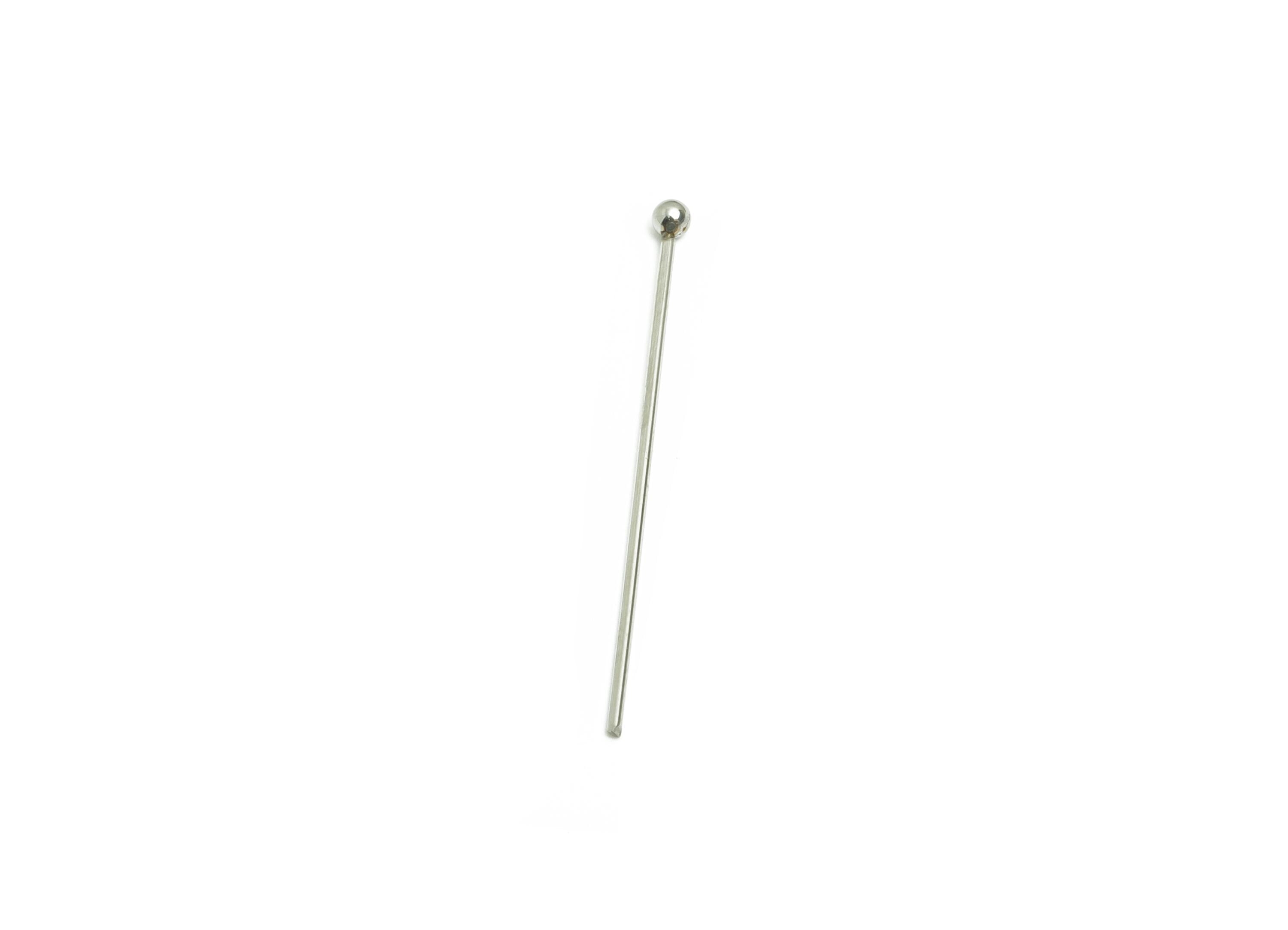 0.7*30mm Steel Ball Head Pin - Beading Wire for Jewelry - Ball Head Pins for Jewelry Making - Crafting Headpins for Beaded Jewelry-SS2132-30