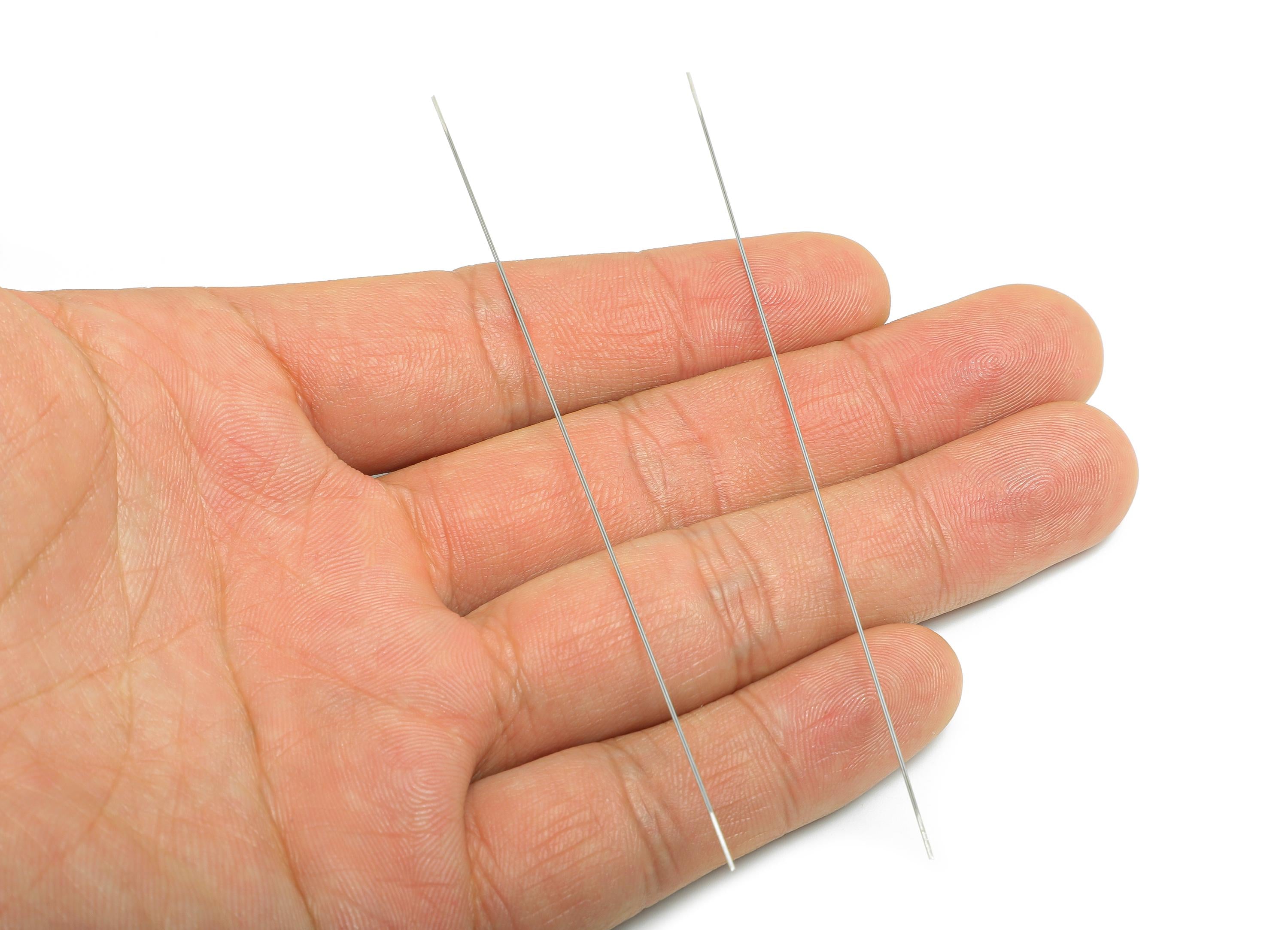 10cm Long Beading Needle - Steel Sewing Needle - Straight Stick Needle - Beading Pin for Jewelry - DIY Making for Beaded Jewelry - SS2141 - DOMEDBAZAAR