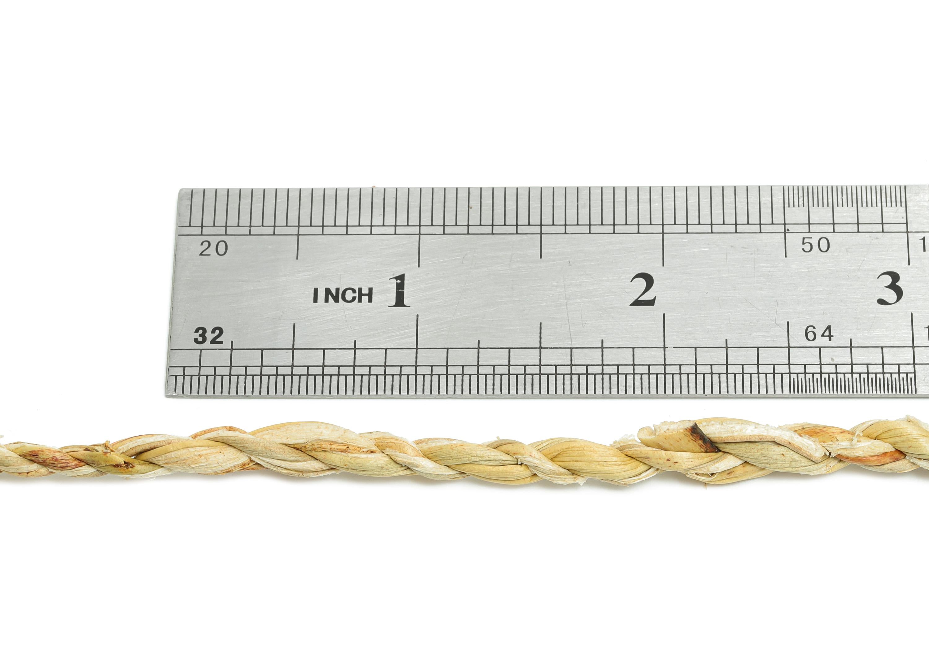 Natural Water Hyacinth Rope - 10yard/roll Twisted Rope from Thailand - Handmade Rope for Decoration - Rustic Twine for DIY Crafts - HM1067 - DOMEDBAZAAR
