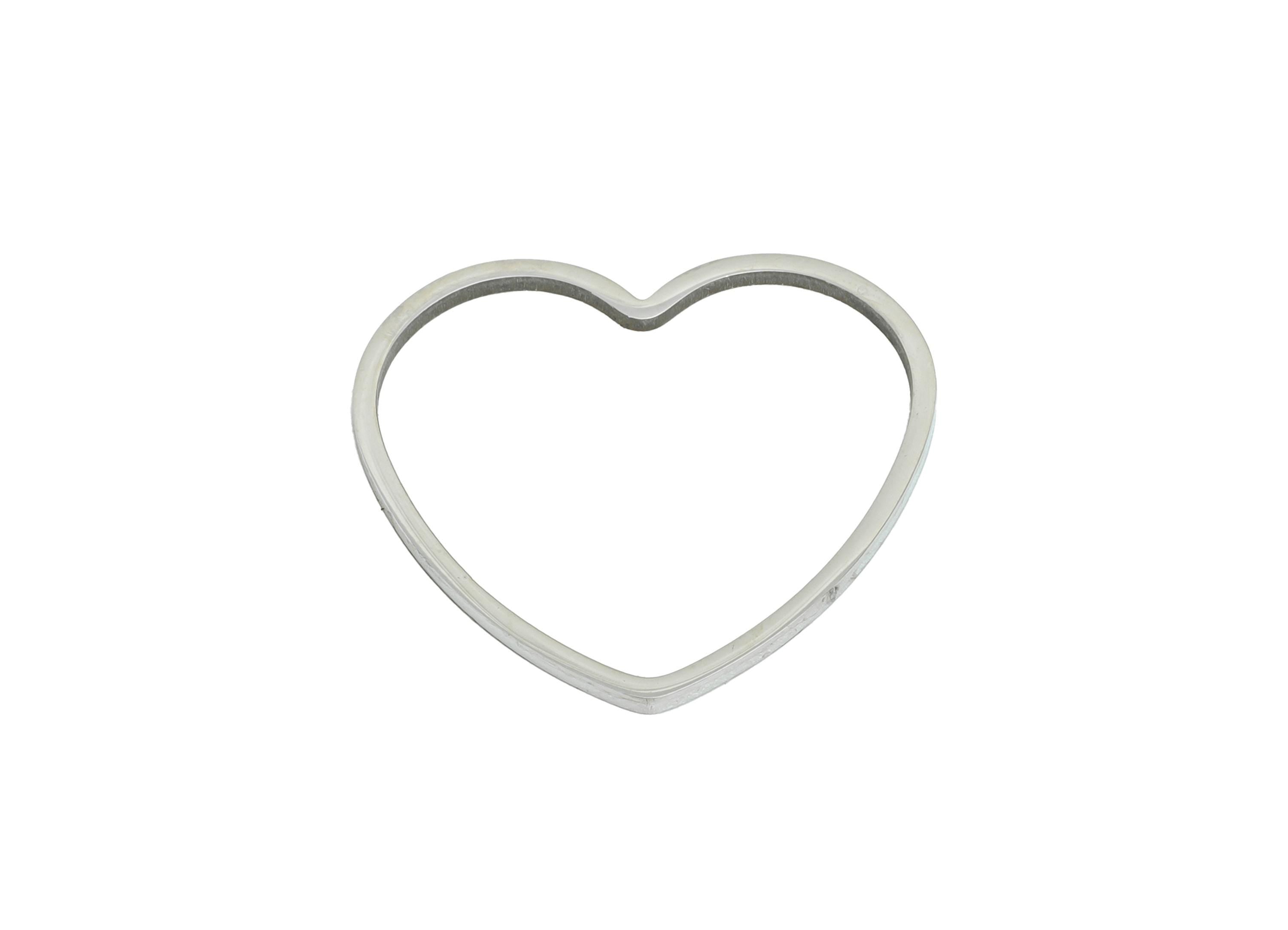 19mm Steel Heart Ring Earring Charms - Geometric Jewelry Connector for DIY Making - Hollow Metal DIY Jewelry - 19.7x17.7x0.8mm - SS2691 - DOMEDBAZAAR