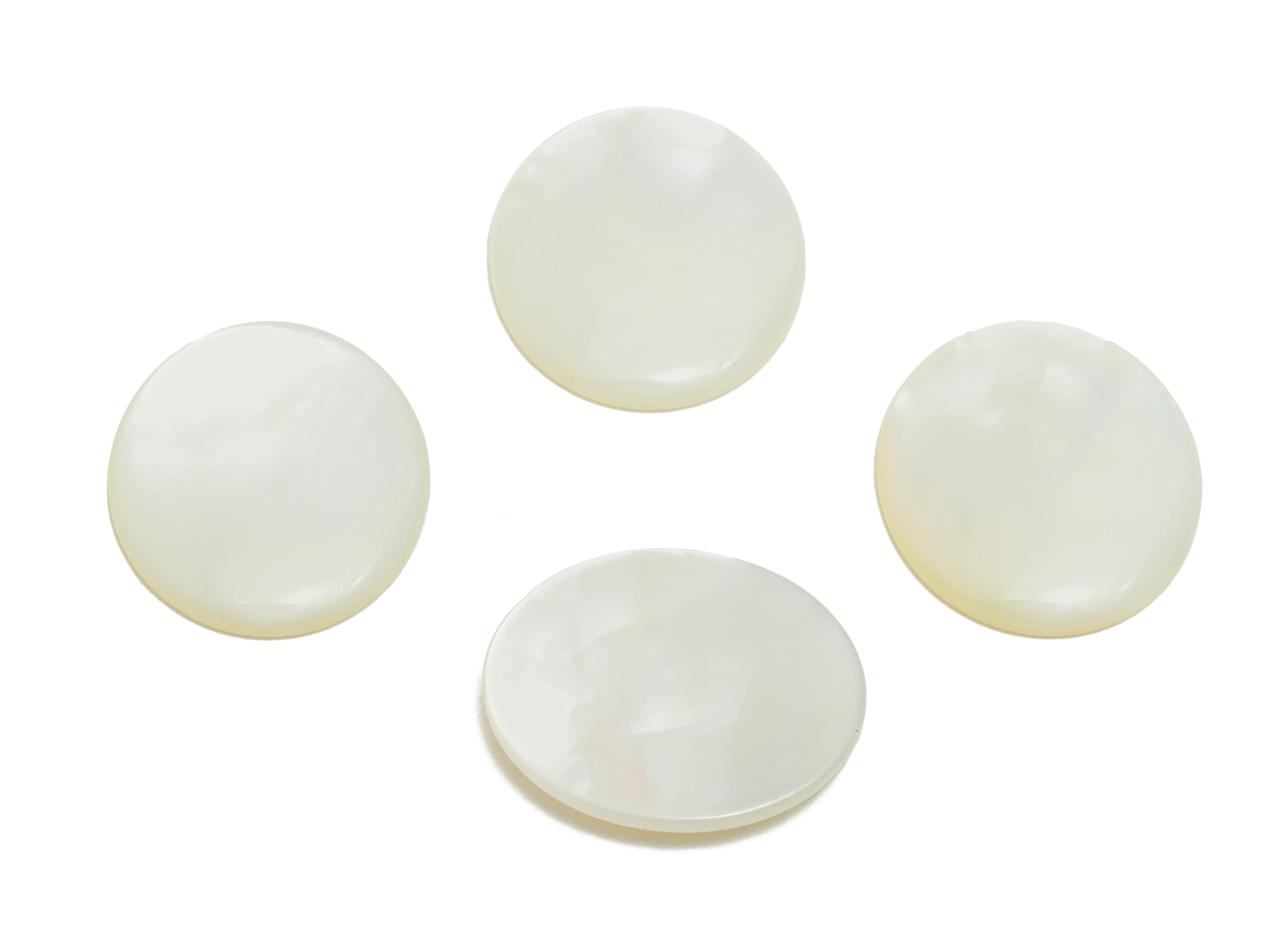 12*14mm Oval Natural White Shell Cabochon - Cabochon DIY Gemstone Setting - Cabochon for Rings or Pendants - Jewelry Shell Cabochon - NS3071