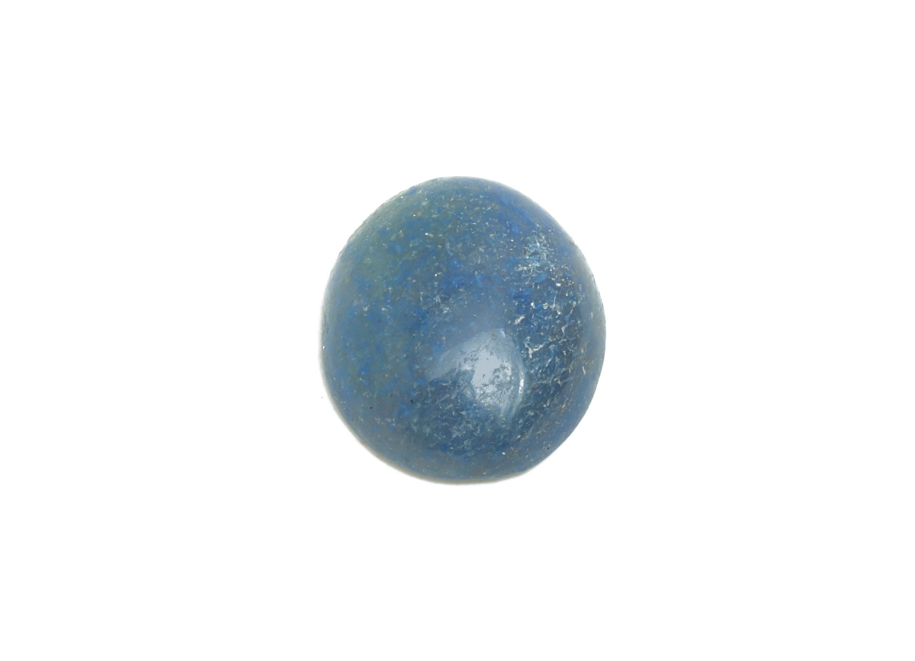 10*12mm Blue Aventurine Cabochon - Oval Natural Stone for Crafts - DIY Bezel Setting Stone Jewelry Supplies - Energy Healing Stone - NS2906 - DOMEDBAZAAR