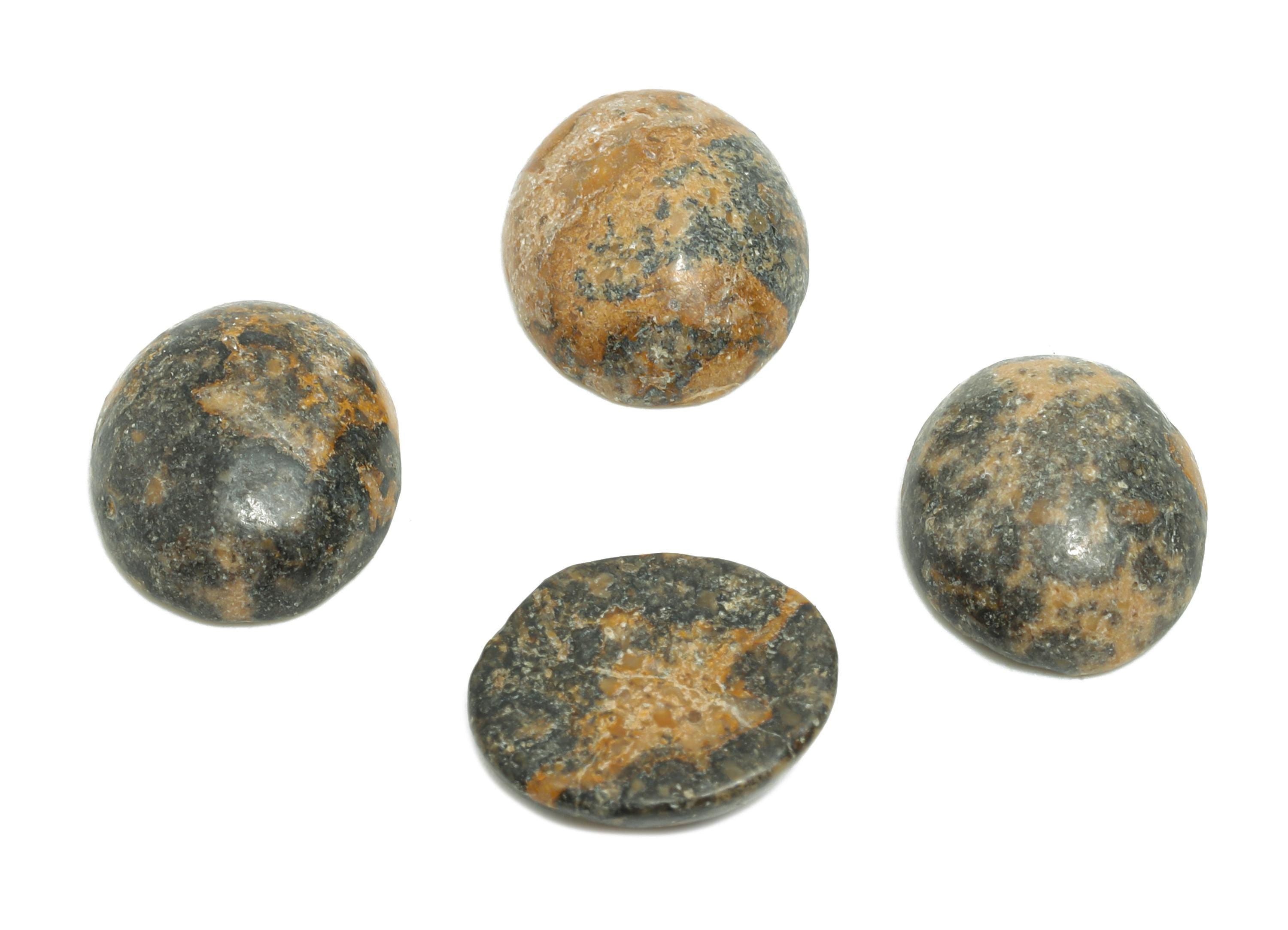10*12mm Yellow Leopard Skin Cabochon - Oval Natural Stone for Bezel Setting - Setting Stone for Ring or Pendant - DIY Craft Gemstone -NS2920 - DOMEDBAZAAR