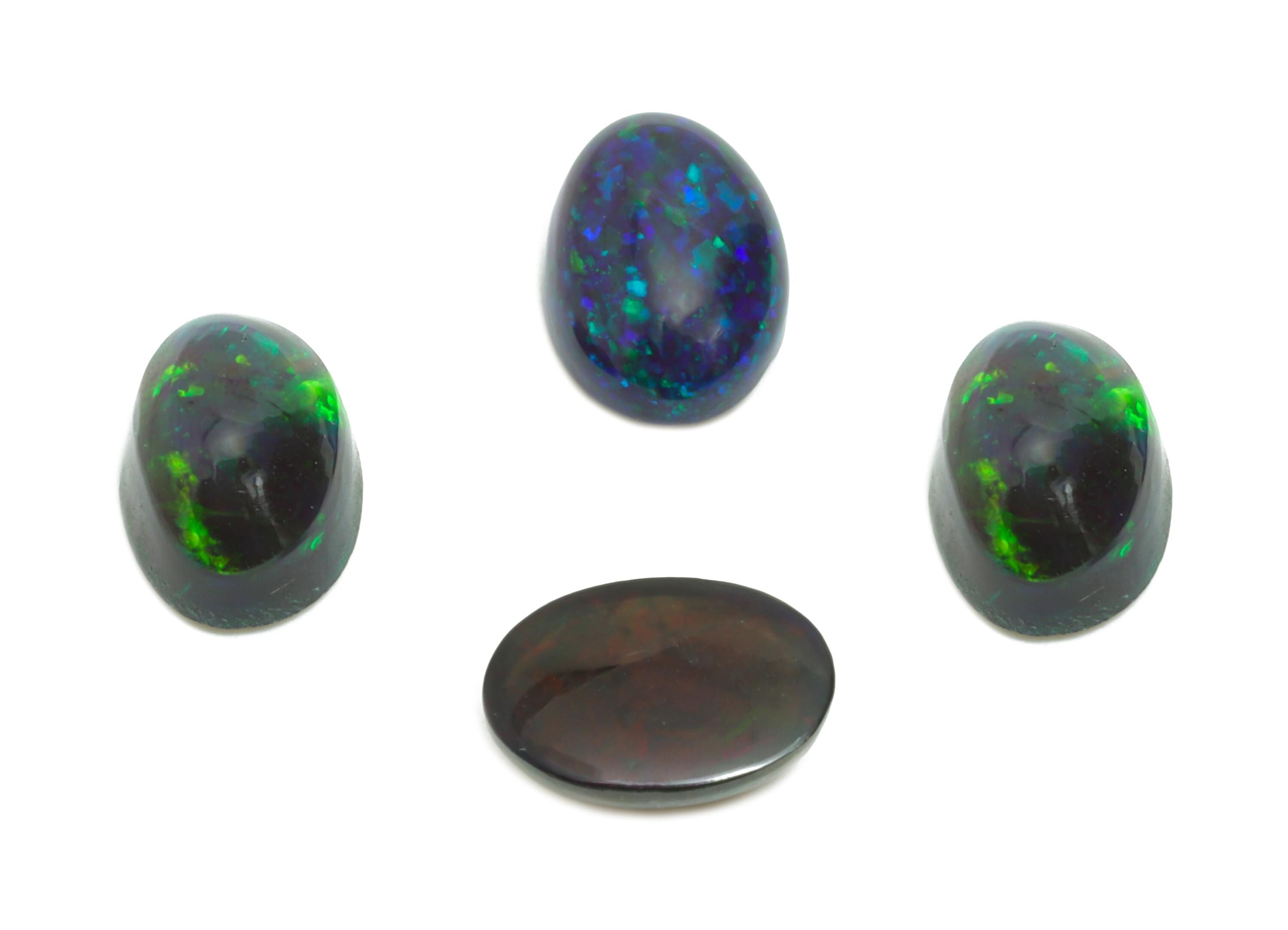 5*7mm Cabochon Oval Ethiopian Opal - Opal Stone For Jewelry - Polished Ethiopian Opal For Setting - Ethiopian Opal Jewelry Making -NS2699 - DOMEDBAZAAR