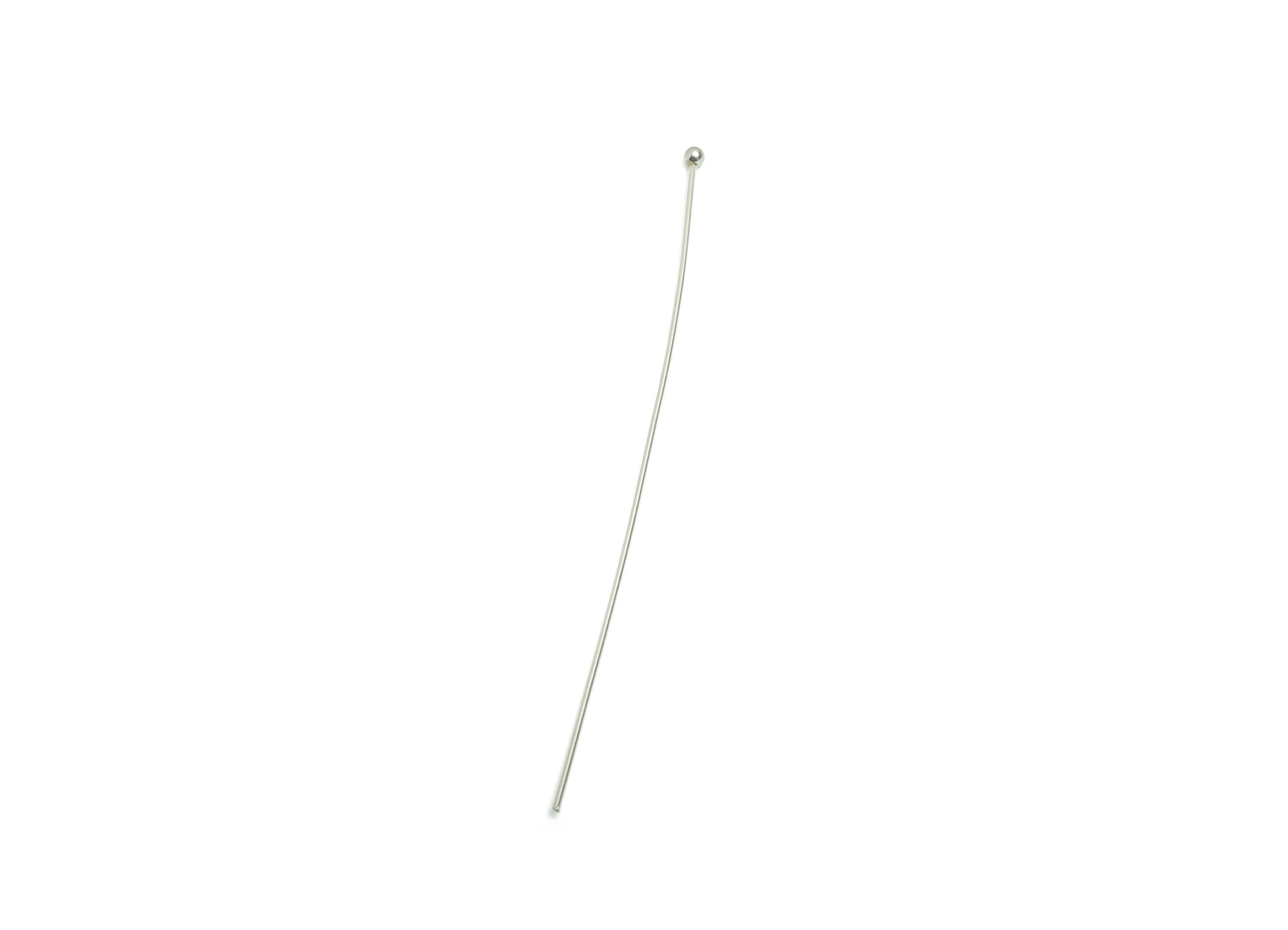 0.7*70mm Steel Ball Head Pin - Beading Wire for Jewelry - Ball Head Pins for Jewelry Making - Crafting Headpins for Beaded Jewelry-SS2132-70 - DOMEDBAZAAR