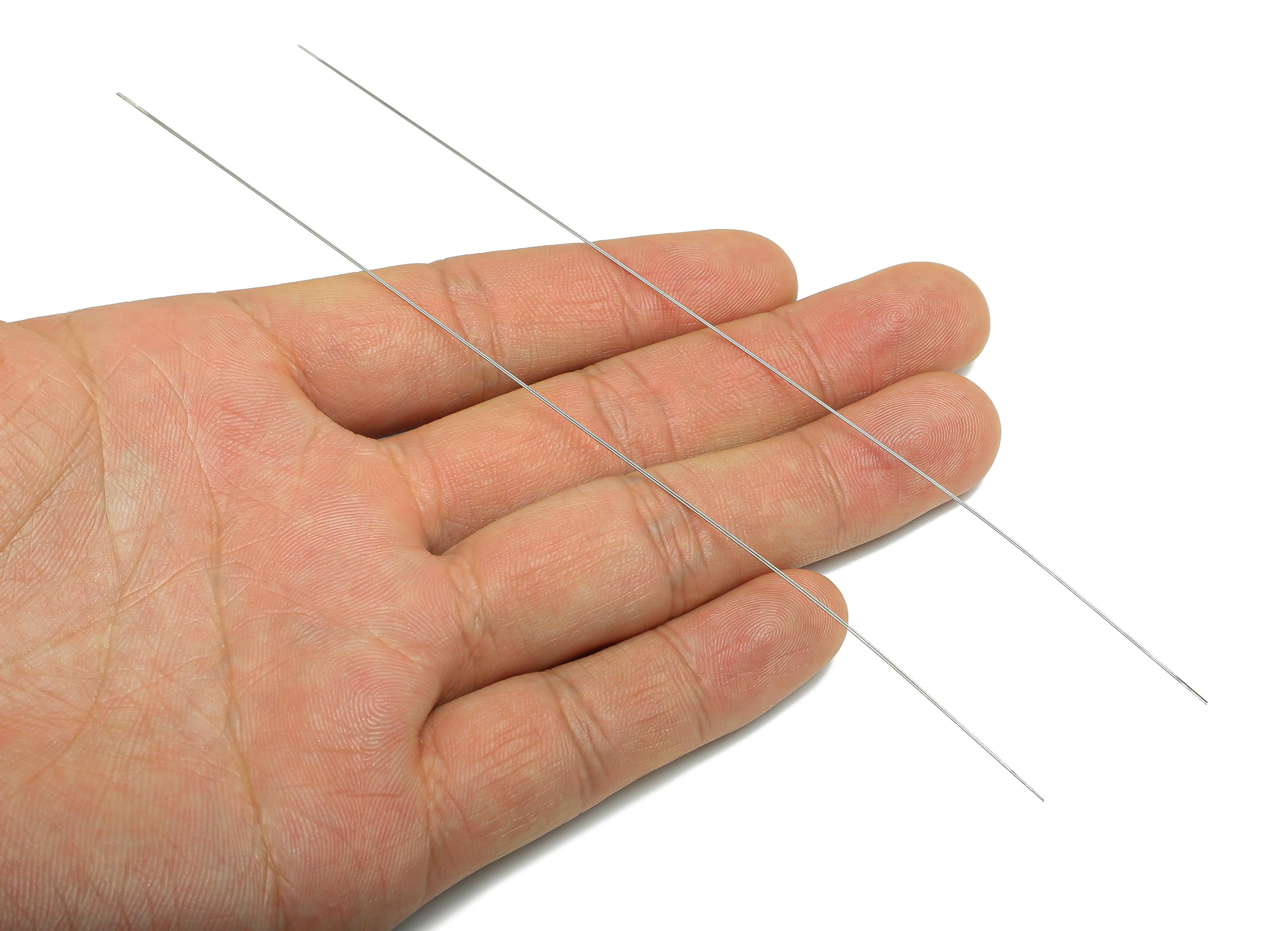 15cm Long Beading Needle - Steel Sewing Needle - Straight Stick Needle - Beading Pin for Jewelry - DIY Making for Beaded Jewelry - SS2145 - DOMEDBAZAAR