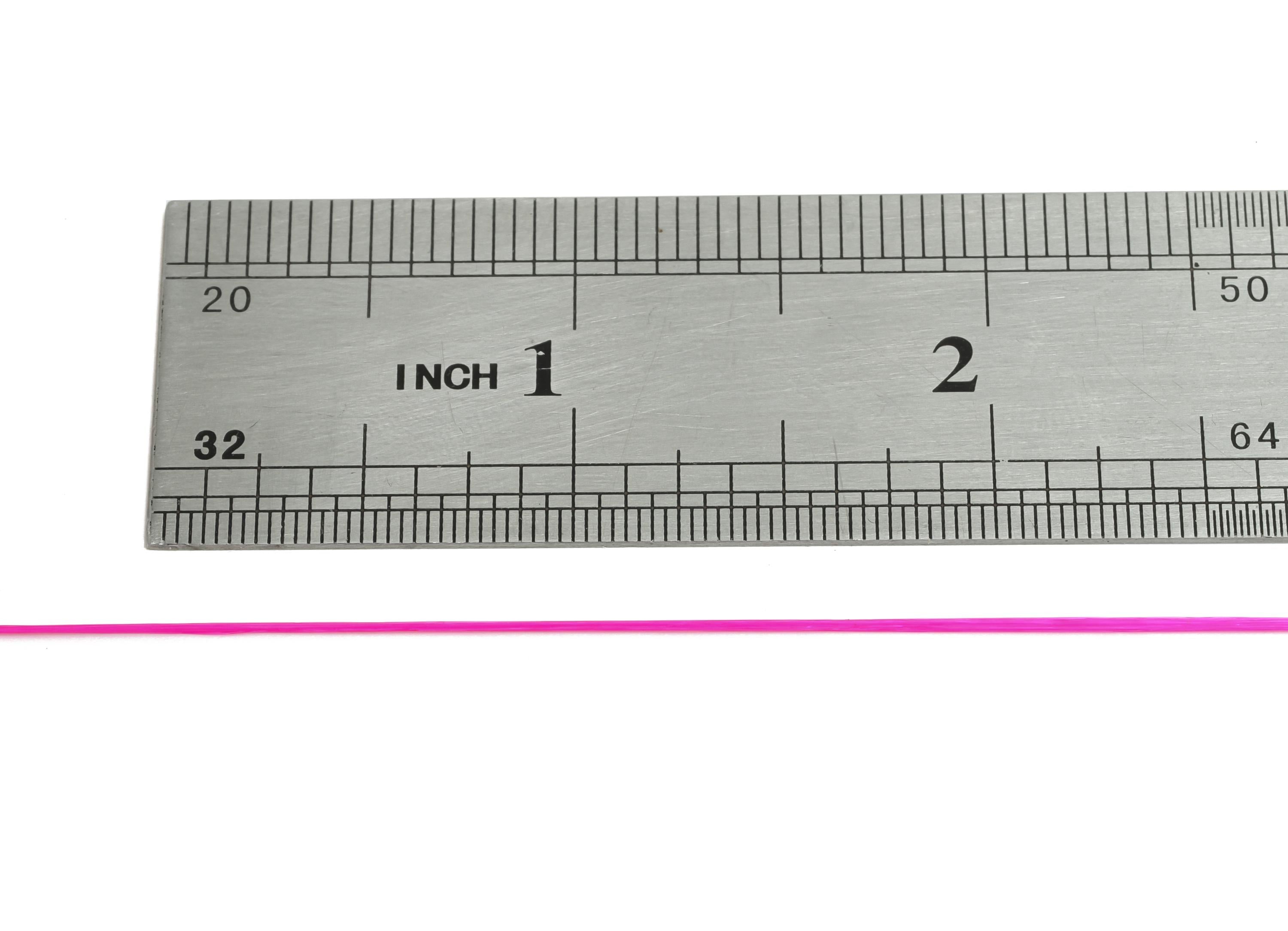 0.6mm Elastic Thread - Elastic Cord for Crafts 60m/Roll - Deep Pink Beading and Jewelry Making Elastic - Elastic Sewing Craft Cord - TH1116