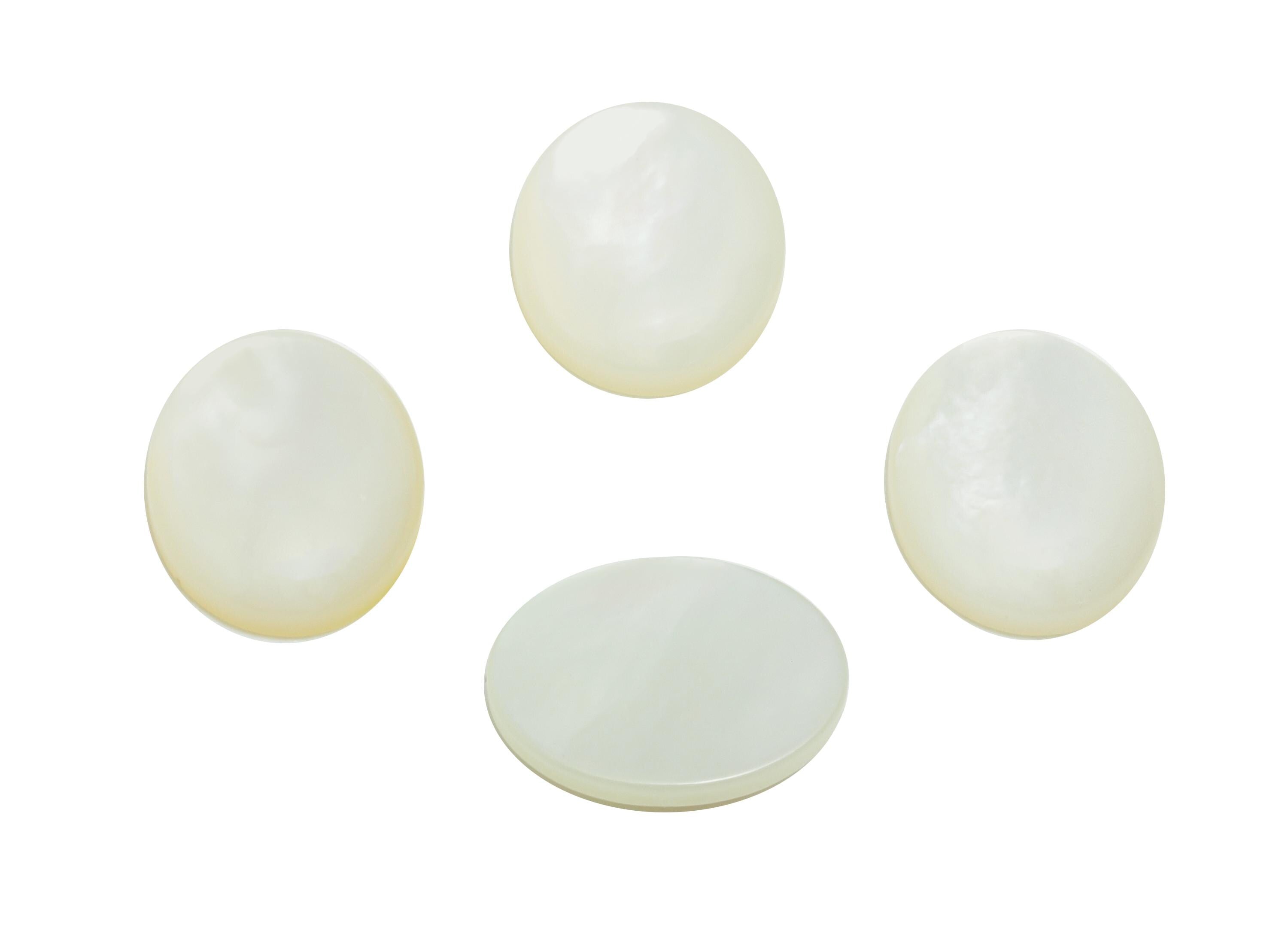 7*9mm Oval Natural White Shells Cabochon - Cabochon DIY Gemstone Setting - Cabochon for Rings or Pendants - Jewelry Shell Cabochon - NS3063