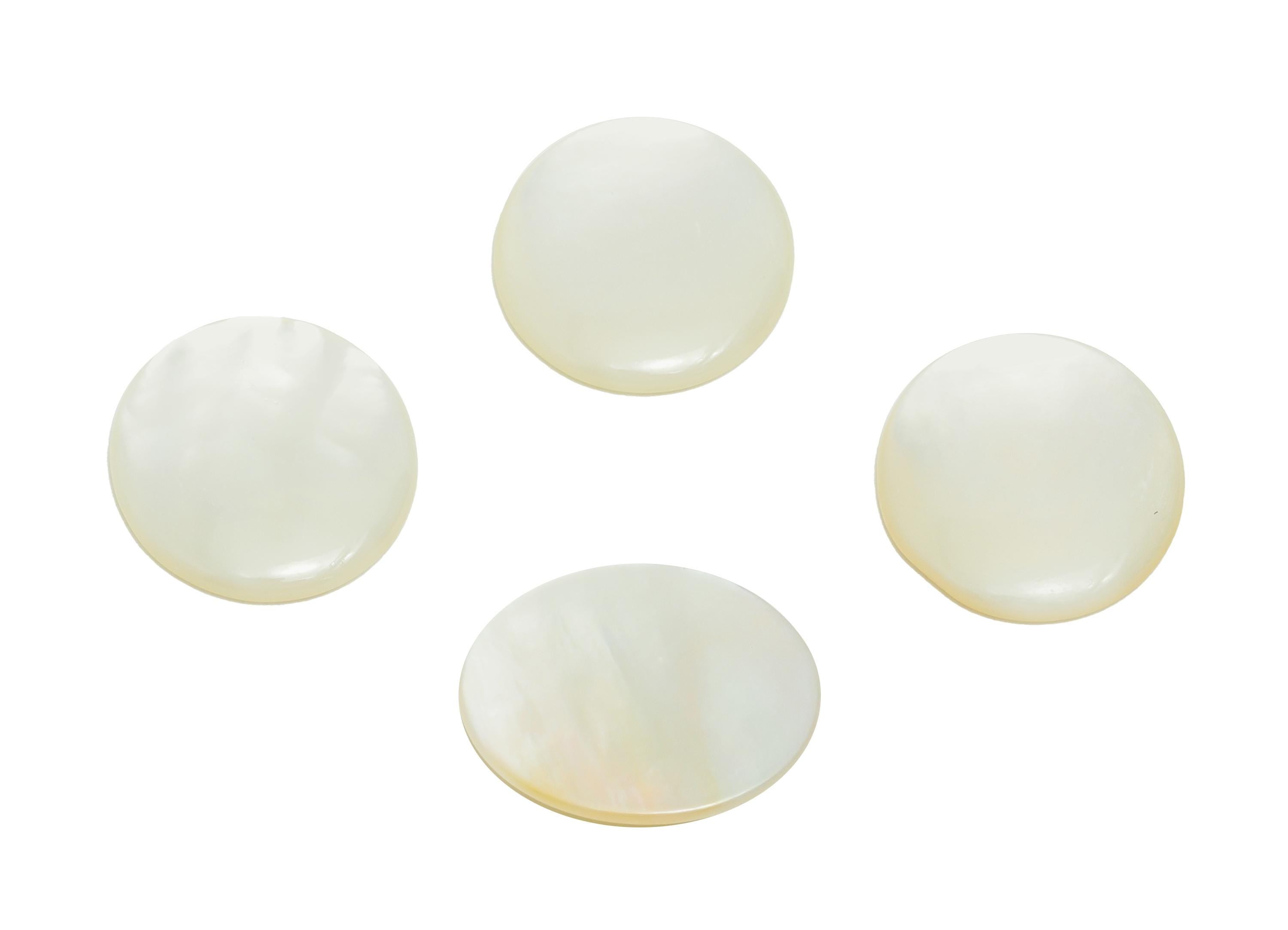 13*15mm Oval Natural White Shell Cabochon - Cabochon DIY Gemstone Setting - Cabochon for Rings or Pendants - Jewelry Shell Cabochon - NS3073