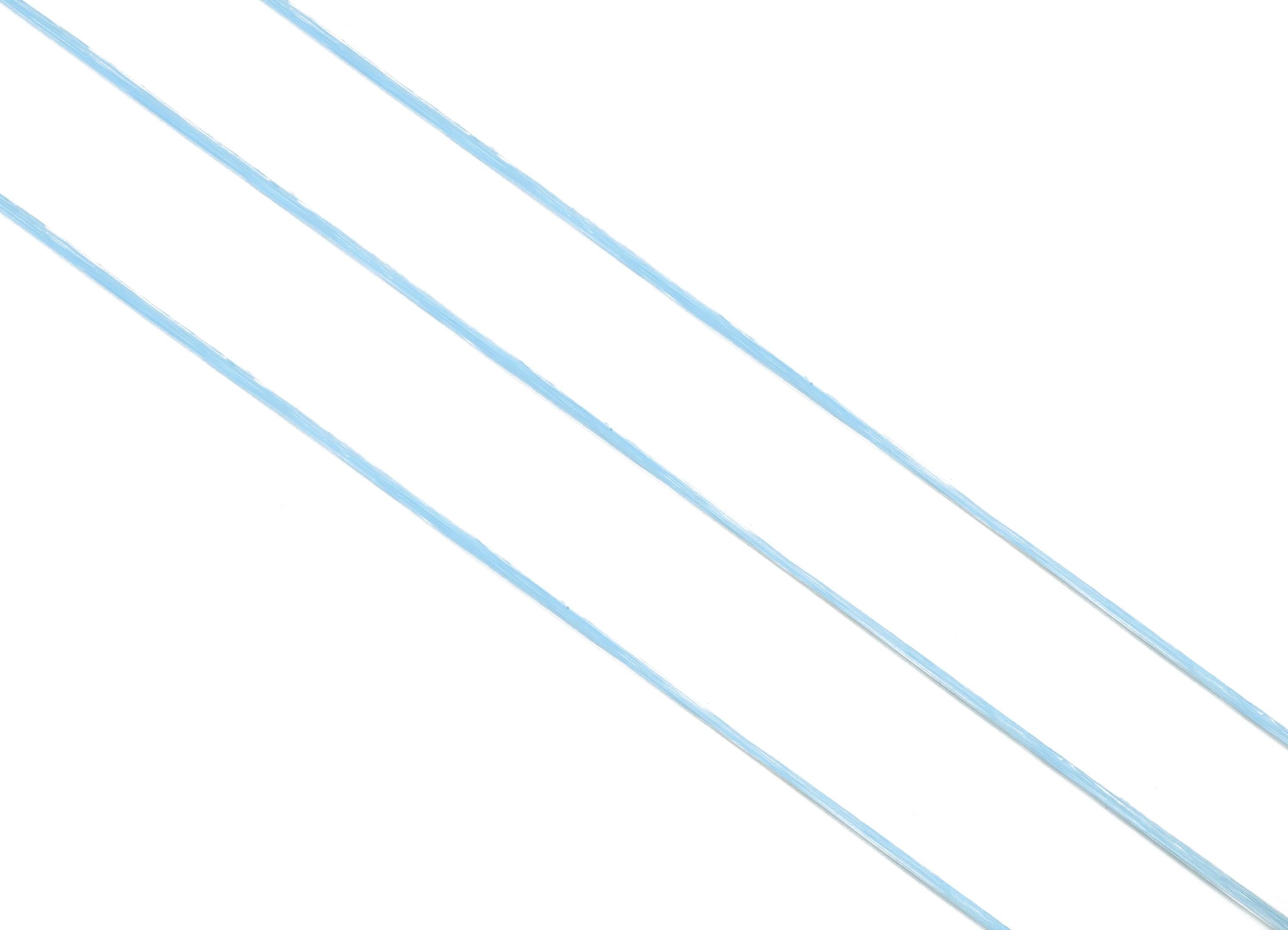 0.6mm Elastic Thread - Elastic Cord for Crafts 60m/Roll - Blue Beading and Jewelry Making Elastic - Elastic Sewing and Craft Cord - TH1114