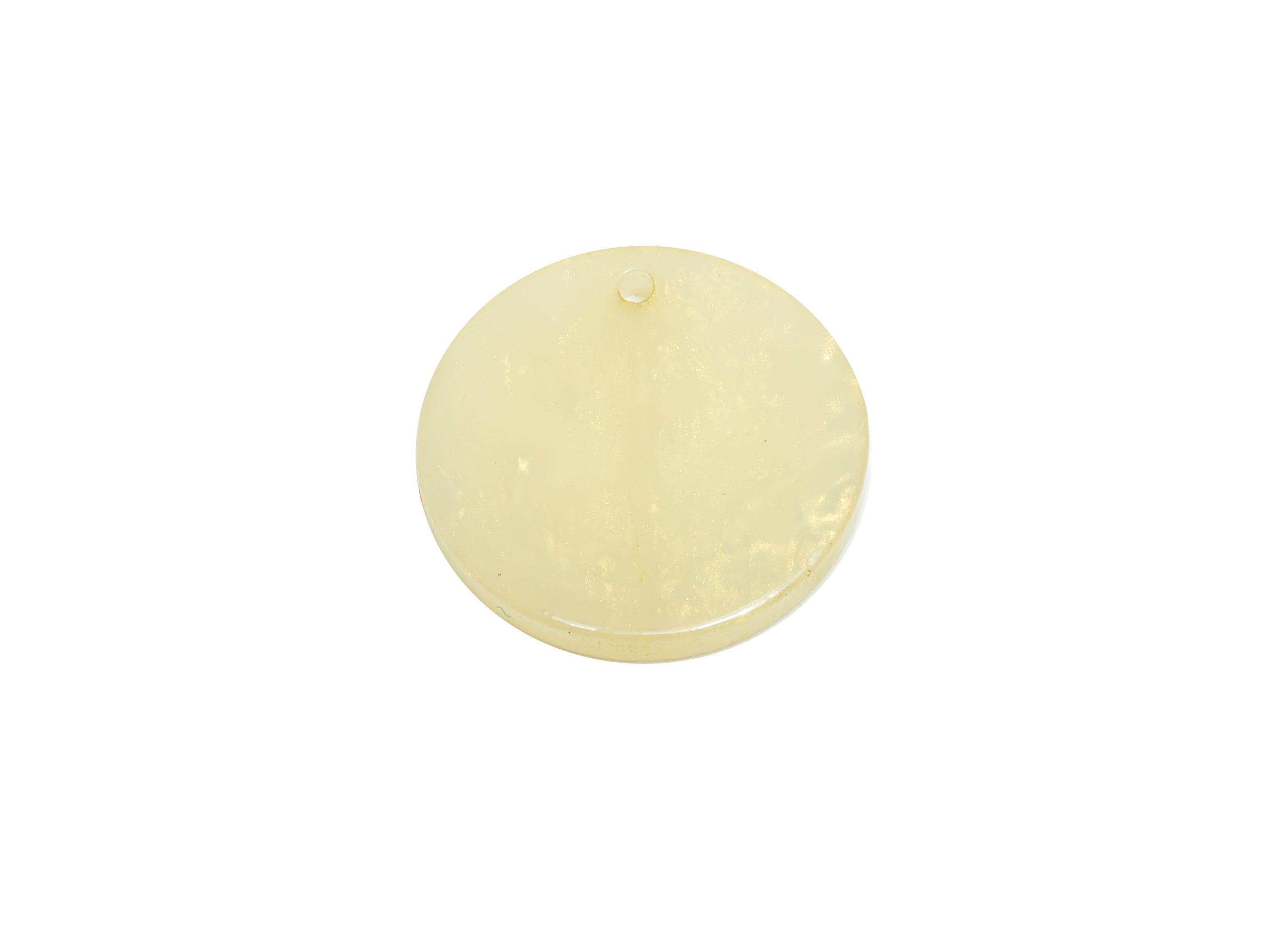 17mm Acetic Round Earring Charm - Multicolor Round Flat Pendant - Handmade Craft Supply - Geometric Jewelry Supply - 17x17x2mm -AC2693-A1079 - DOMEDBAZAAR
