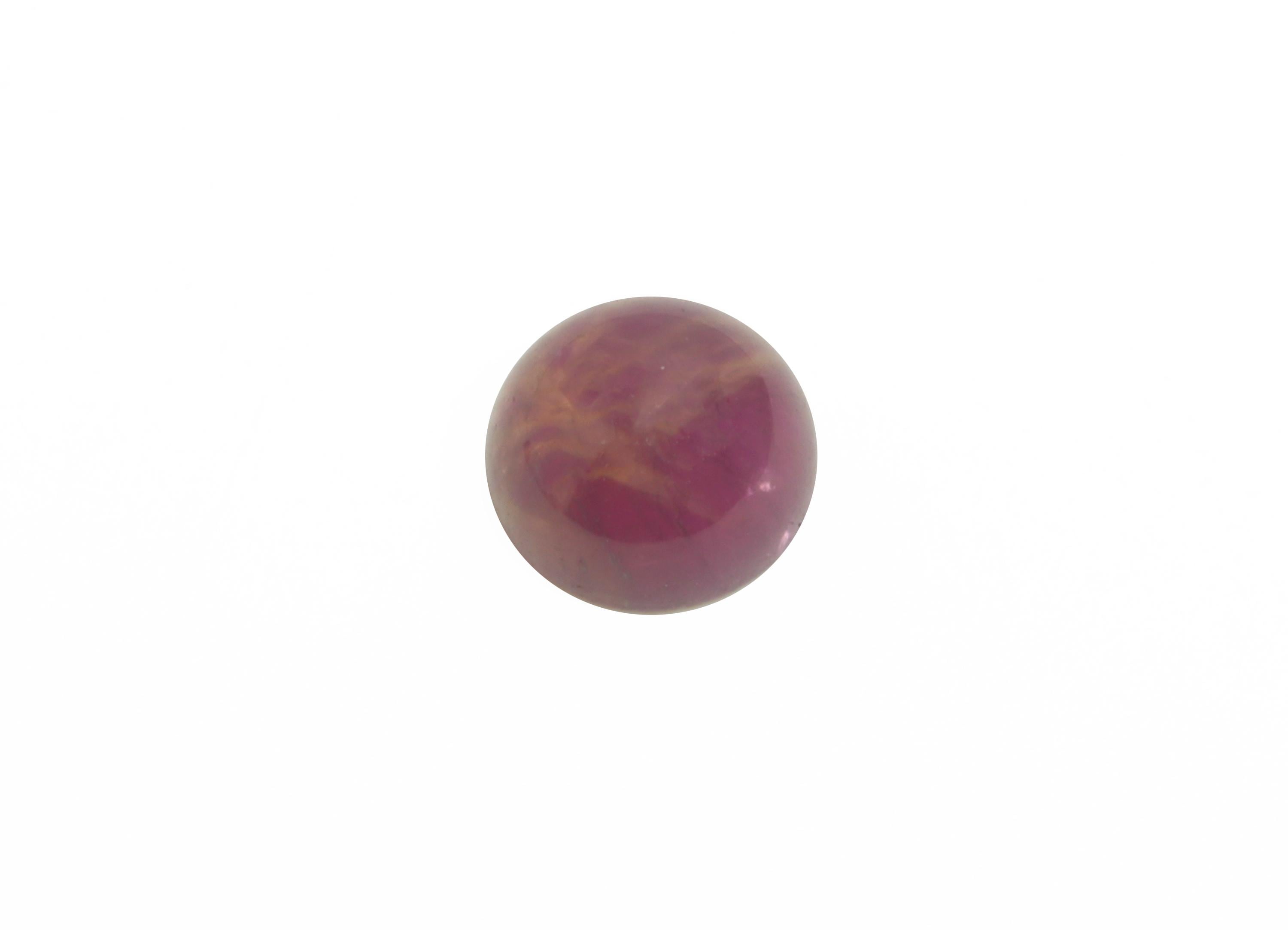 6*6mm Round Amethyst Cabochon - Circle Stone for Crafts Ring Making - DIY Bezel Setting Stone Jewelry Finding - Handmade Cabochon - NS3133 - DOMEDBAZAAR