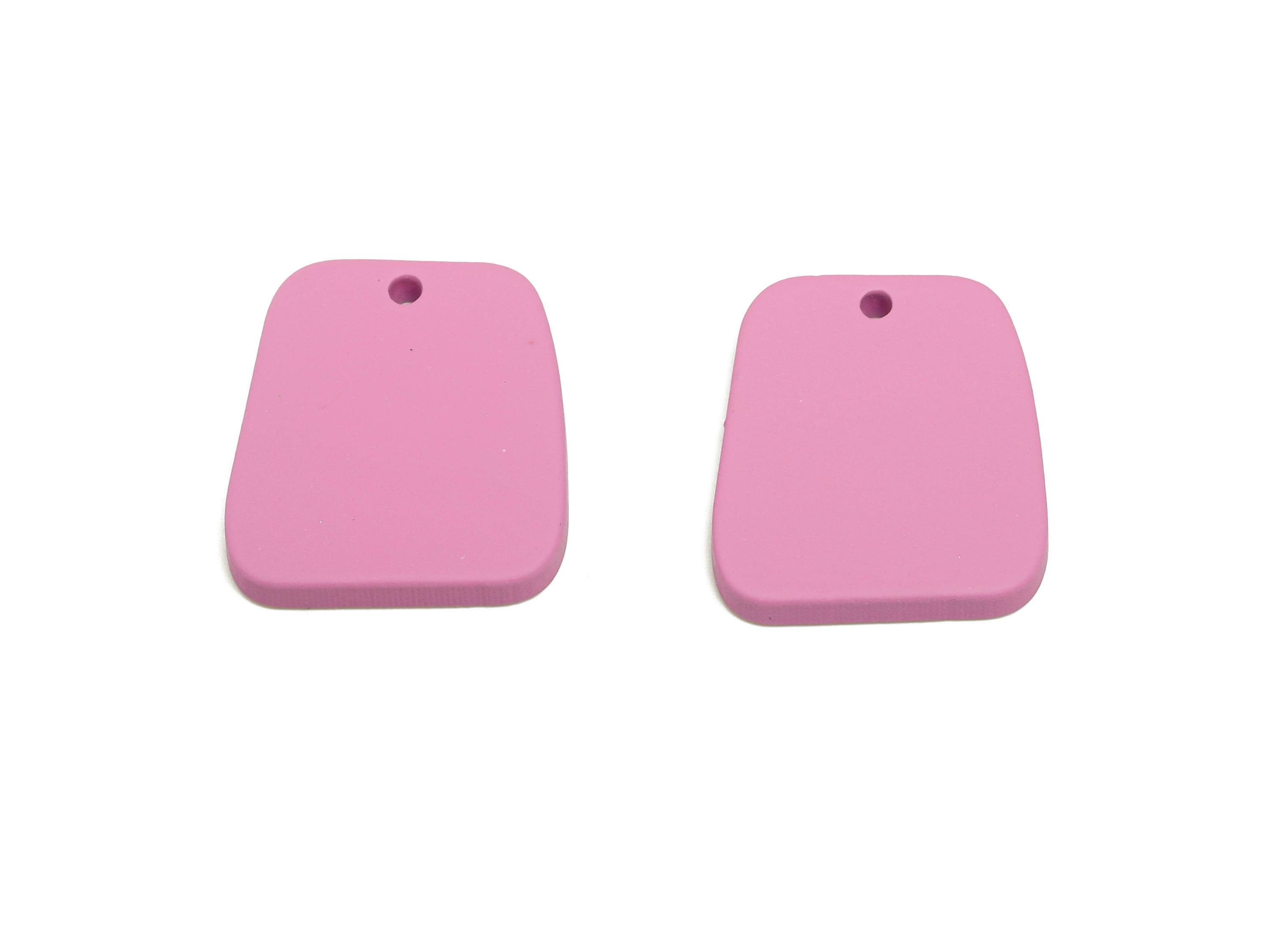 Acrylic Purple Trapezoid Charm - Matte Geometry Charm - DIY Lightweight Flat Craft Piece - Color Code:A1060 - 20x18x2mm-AC3669-A1060 - DOMEDBAZAAR