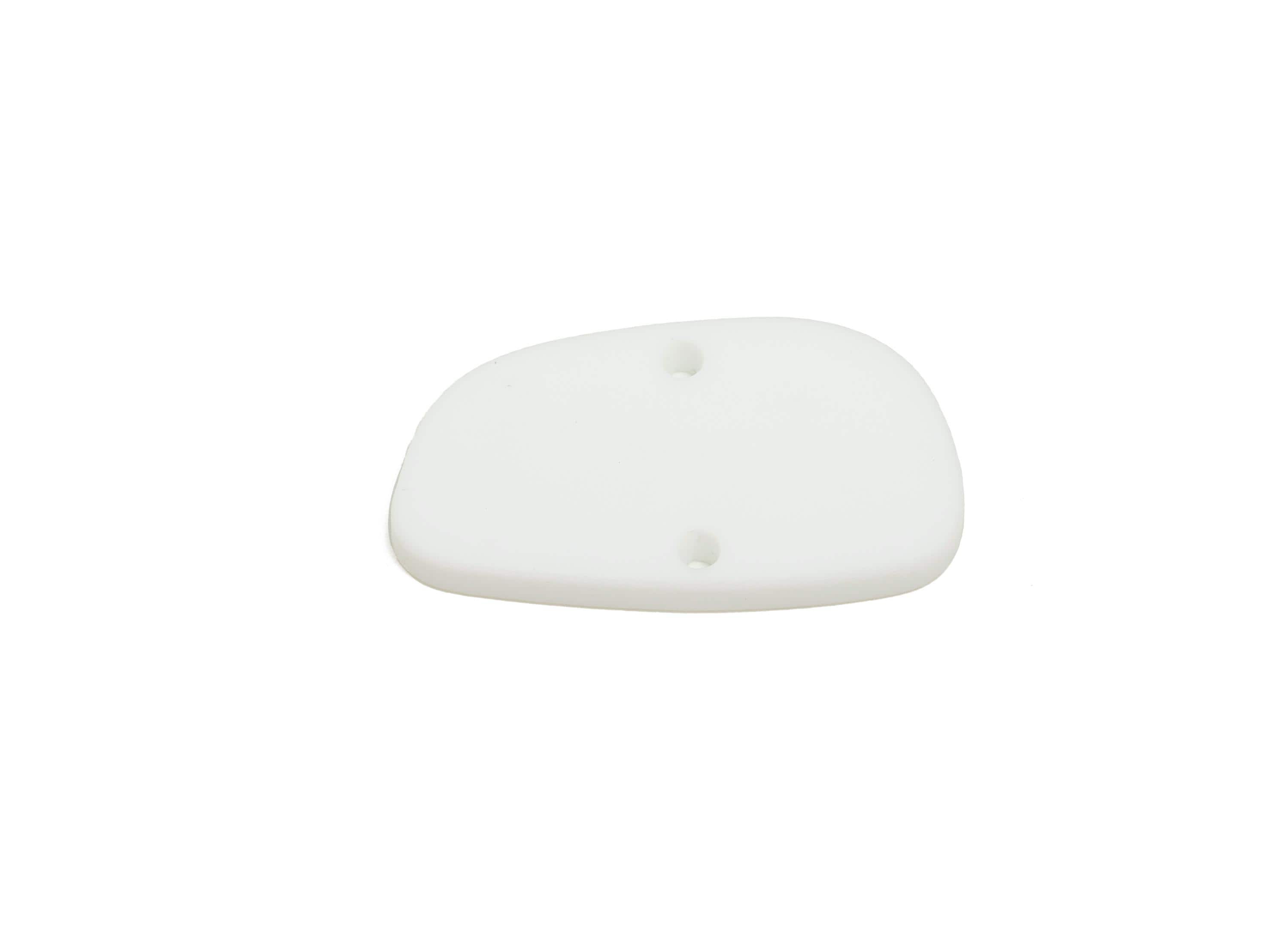 Acrylic White Connector - Matte DIY Earring Base Piece - Lightweight Minimalist Jewelry Part - Color Code: A1053 - 26x14x2mm - AC3650-A1053 - DOMEDBAZAAR