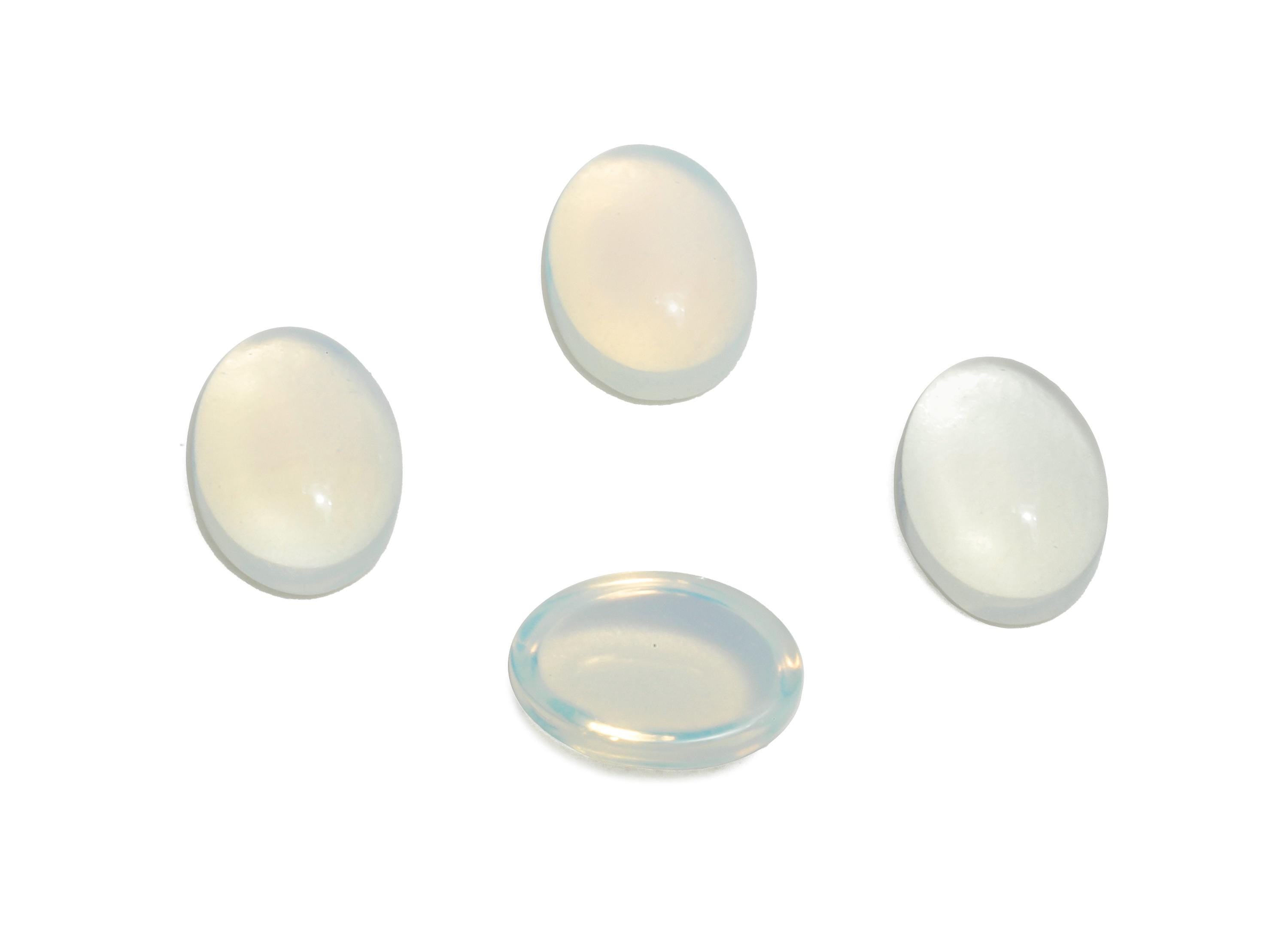 6*8mm Oval Opalite Cabochon - Natural Stone for Craft Ring Making - Gemstone for DIY Bezel Stone Jewelry - Handmade Cabochon Supply - NS3127 - DOMEDBAZAAR