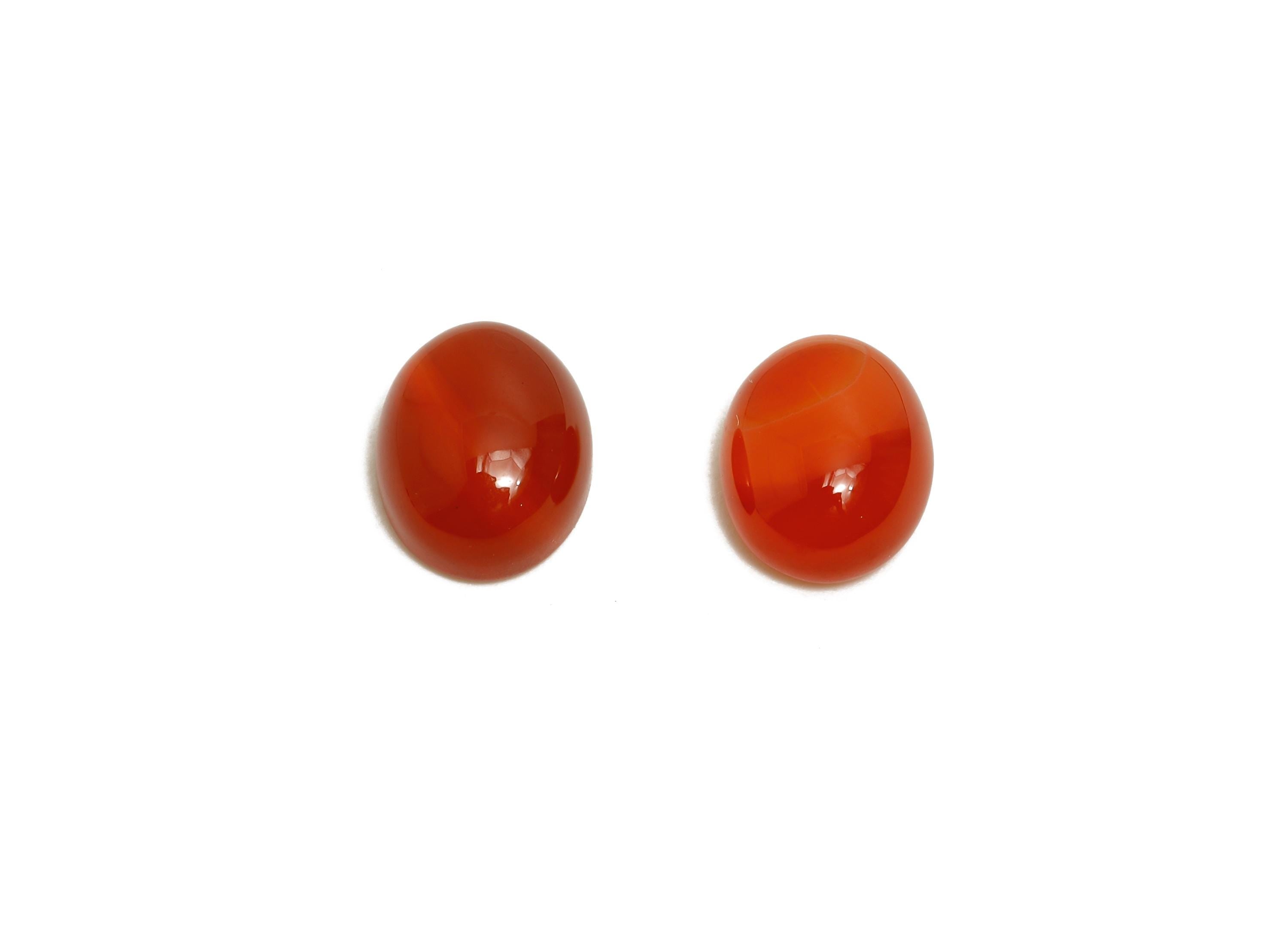 10*8mm Oval Red Agate Cabochon - Geometry Stone for Craft Ring Making - DIY Bezel Setting Stone Jewelry Finding - Handmade Cabochon - NS3131 - DOMEDBAZAAR