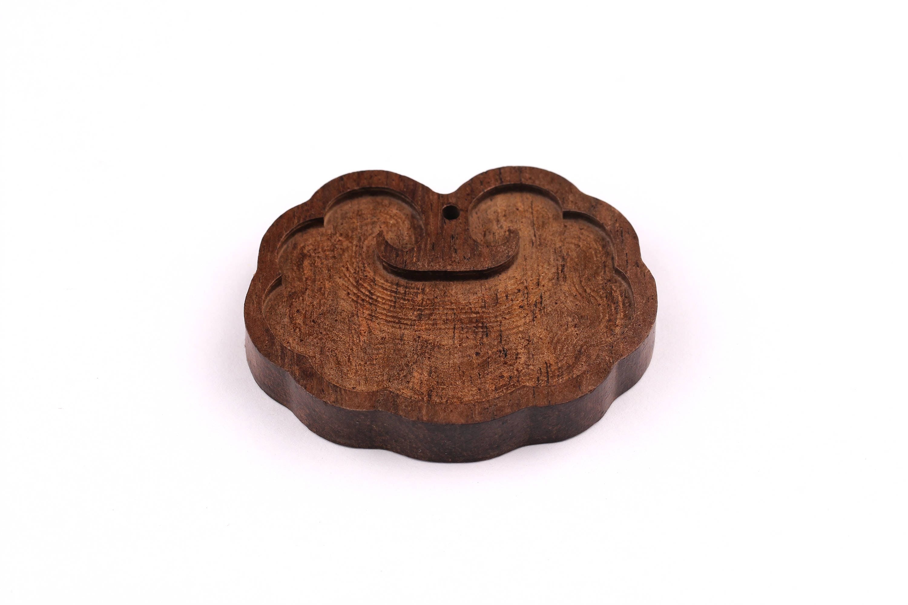 Monzo Wood Pendant - Natural Wooden Charms for Necklace - Jewelry Supplies - Wooden Beads - 54x42x8mm - BB1015 - DOMEDBAZAAR